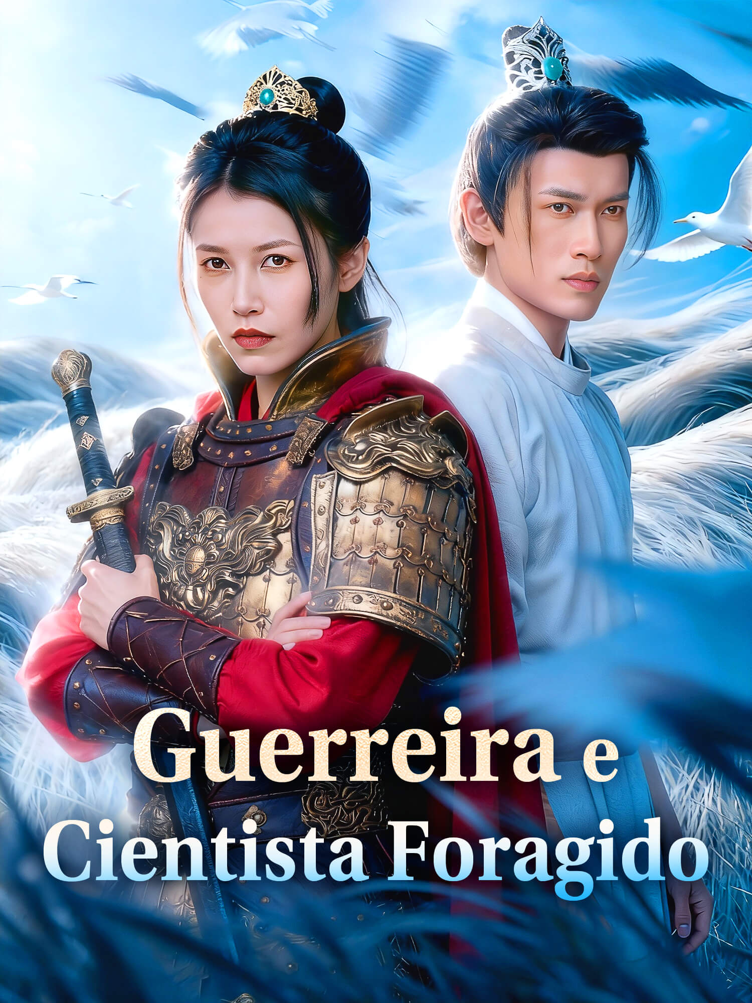 Capa do drama curto Guerreira e Cientista Foragido (Lançamento)