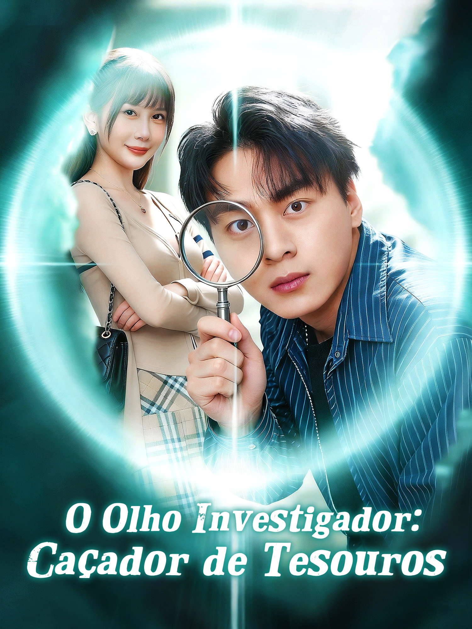 Capa e Pôster da Mini Novela O Olho Investigador: Caçador de Tesouros