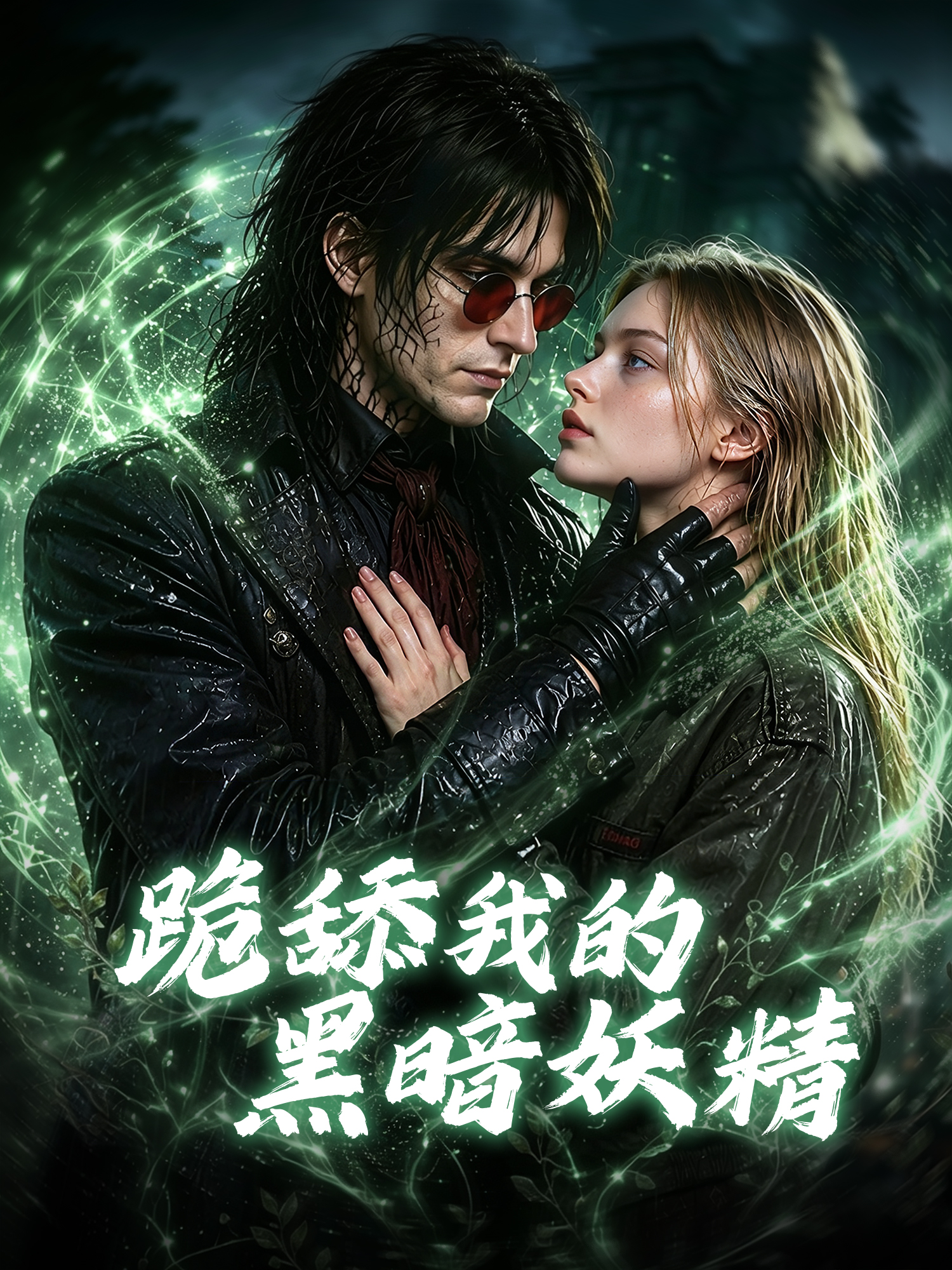 跪舔我的黑暗妖精 短剧封面海报 (垂直剧集)