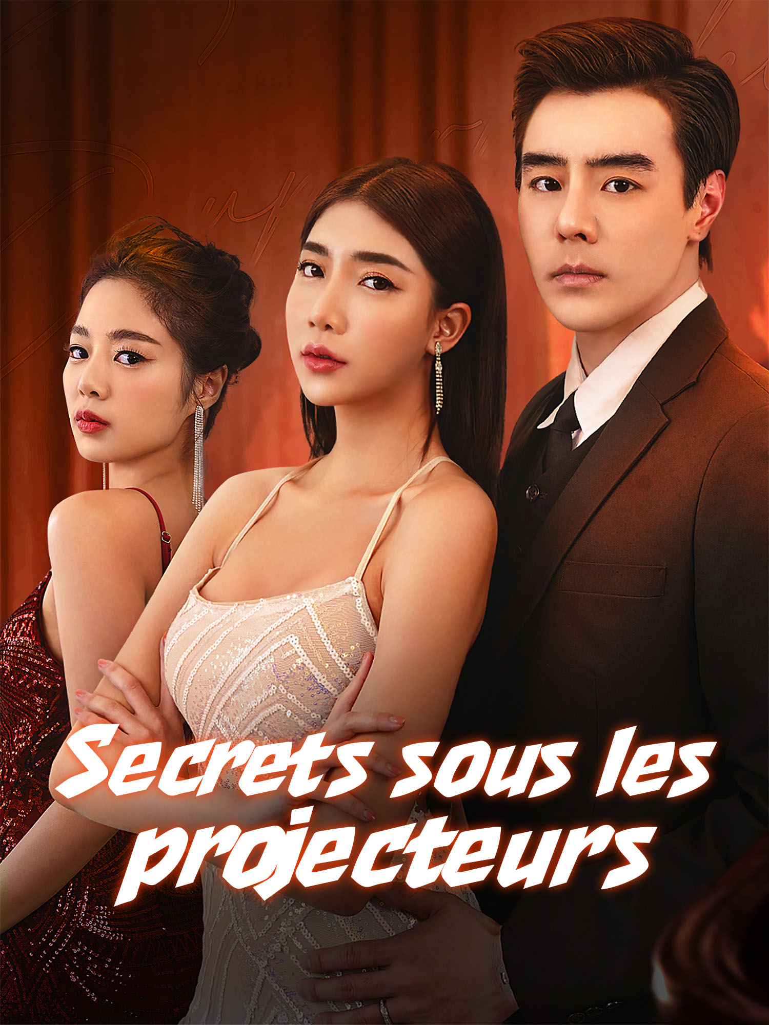 Affiche et Couverture de la Mini-série Secrets sous les projecteurs