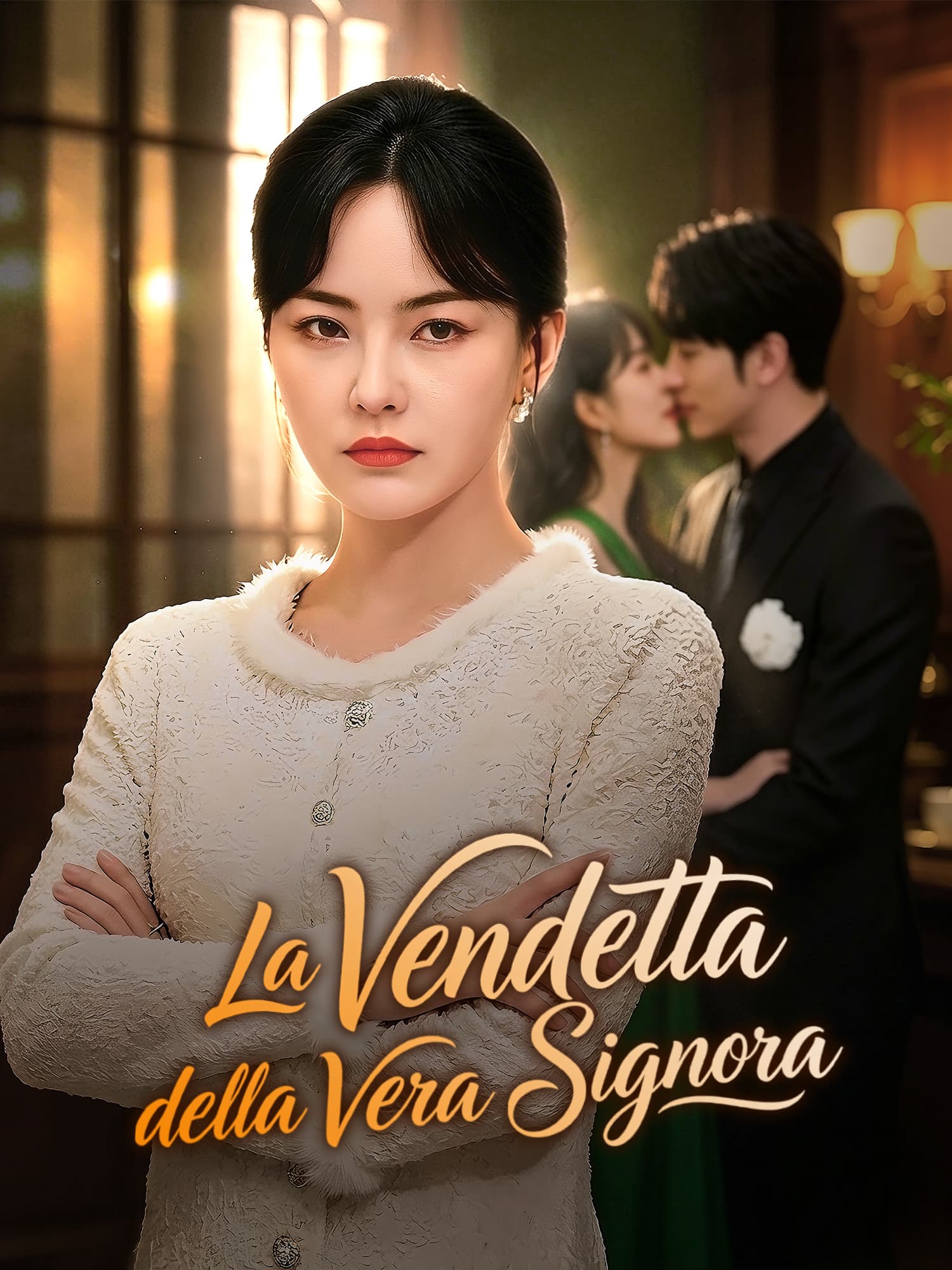 Copertina e Poster della Mini Serie La Vendetta della Vera Signora