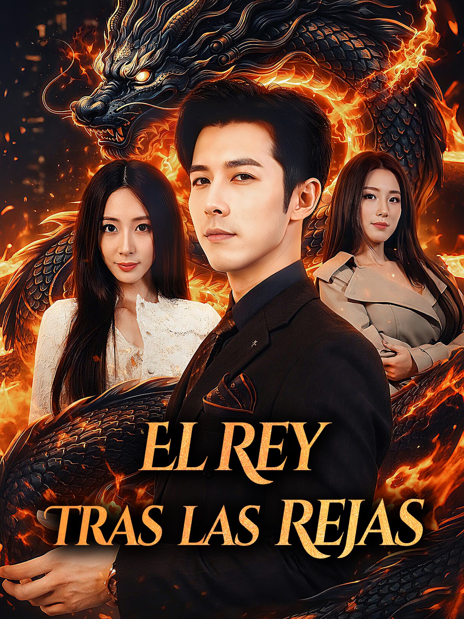 Portada y Póster de la Mini Serie El Rey Tras las Rejas