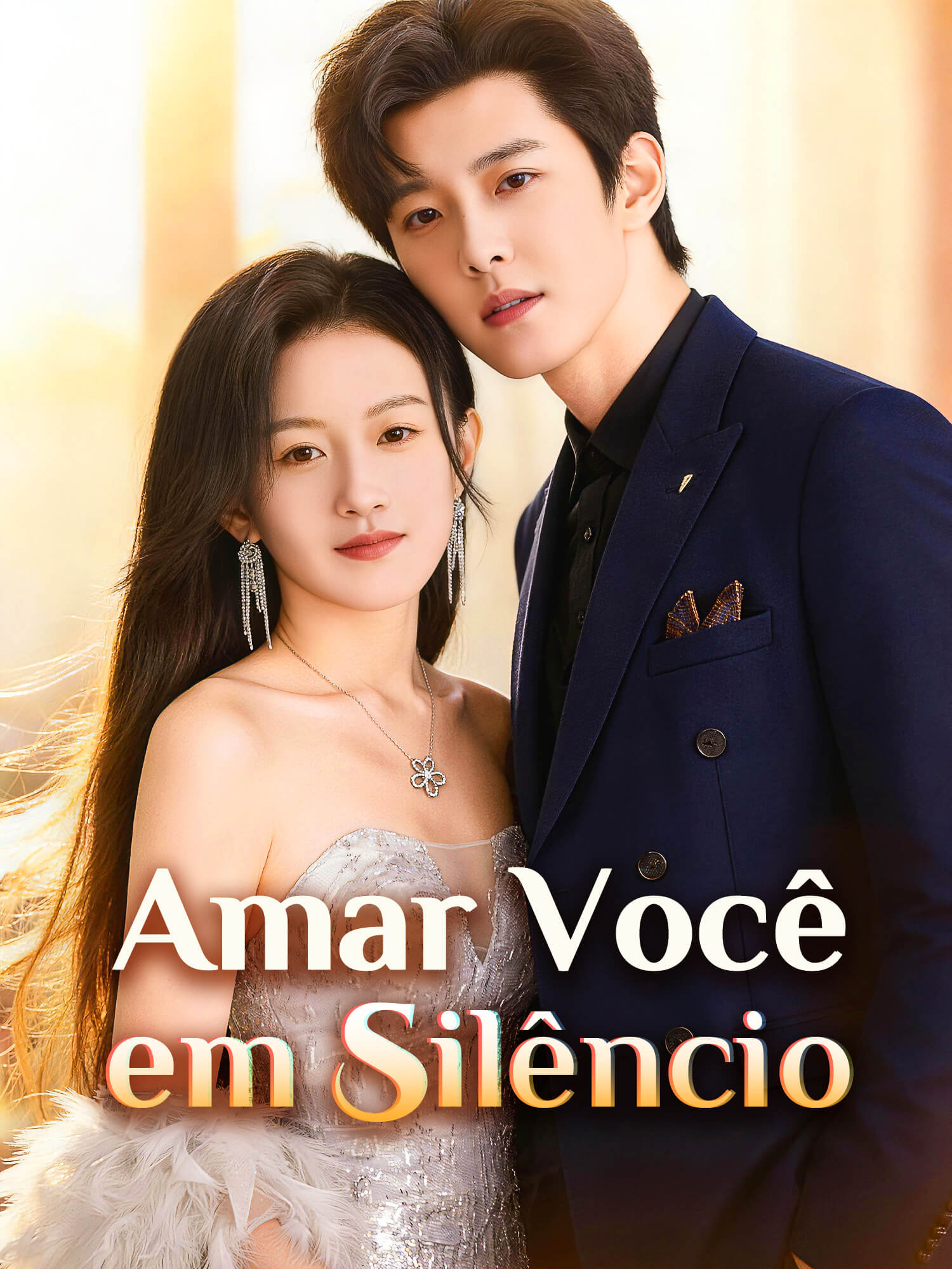 Capa e Pôster da Mini Novela Amar Você em Silêncio