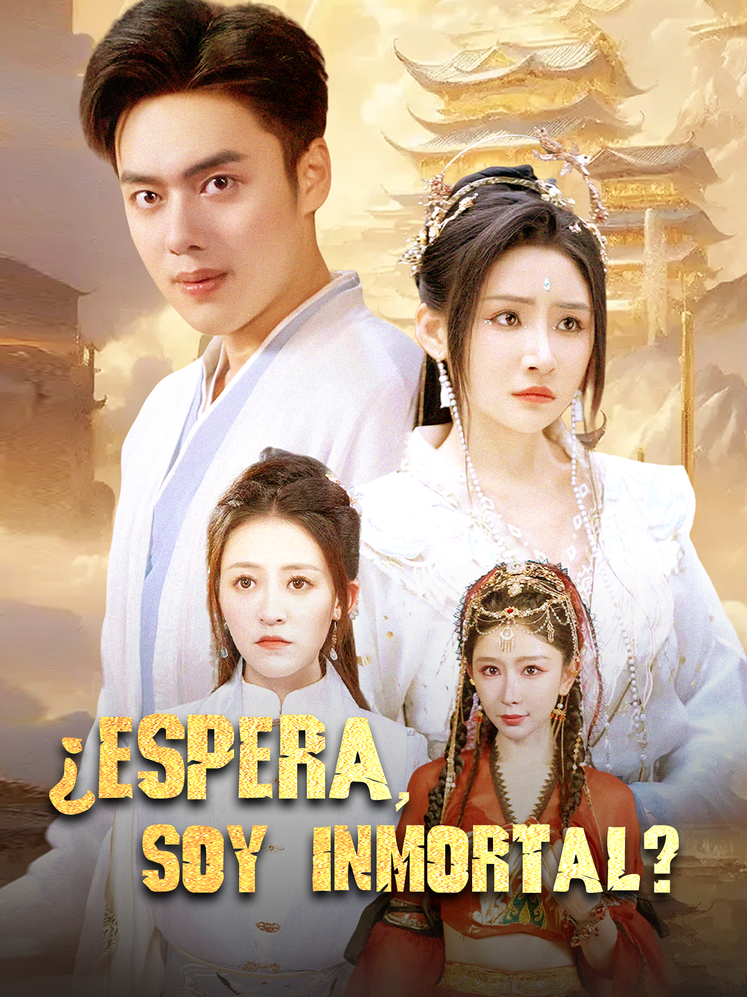 Portada y Póster de la Mini Serie ¿Espera, Soy Inmortal?