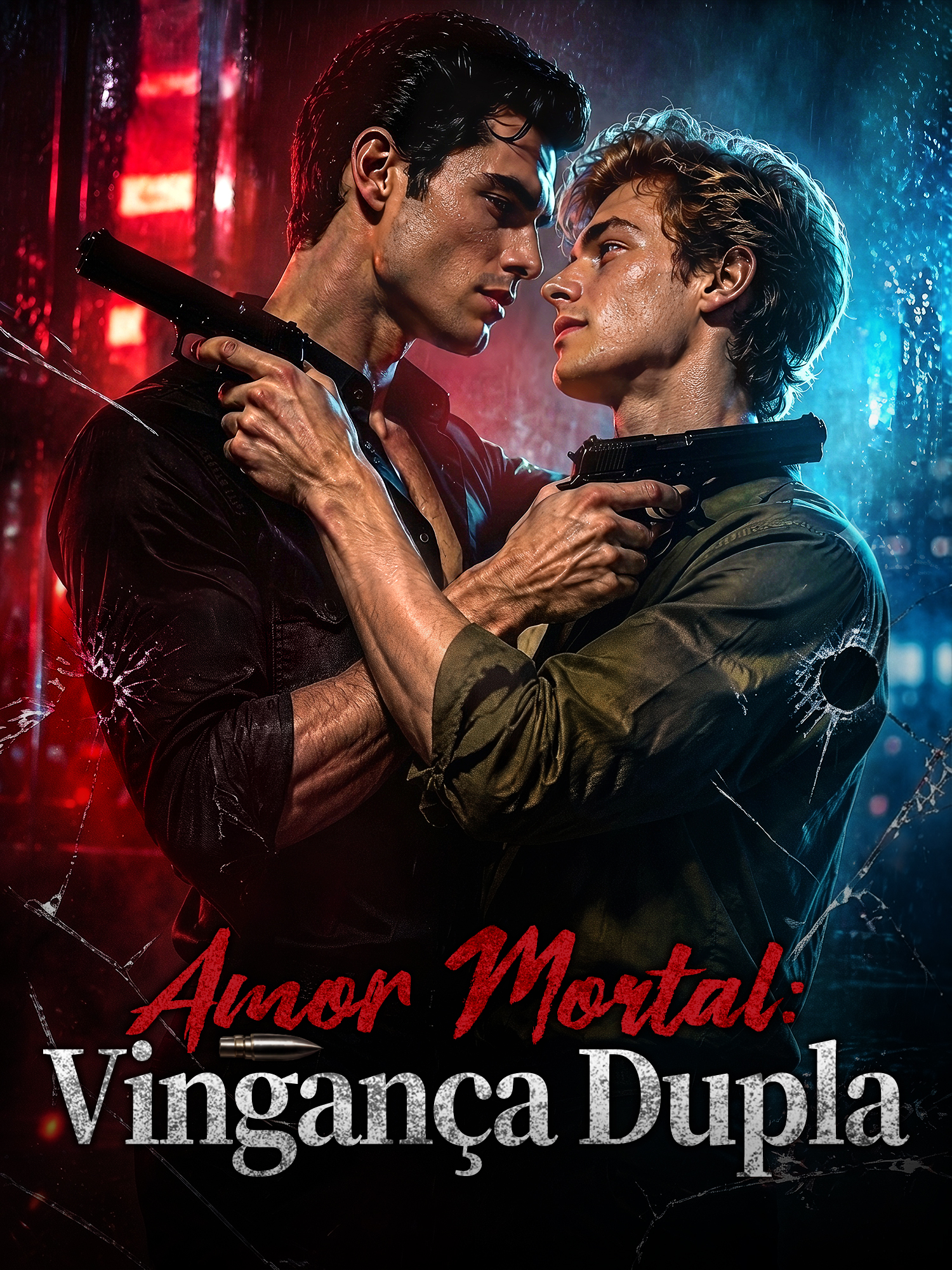 Capa e Pôster da Mini Novela Amor Mortal: Vingança Dupla