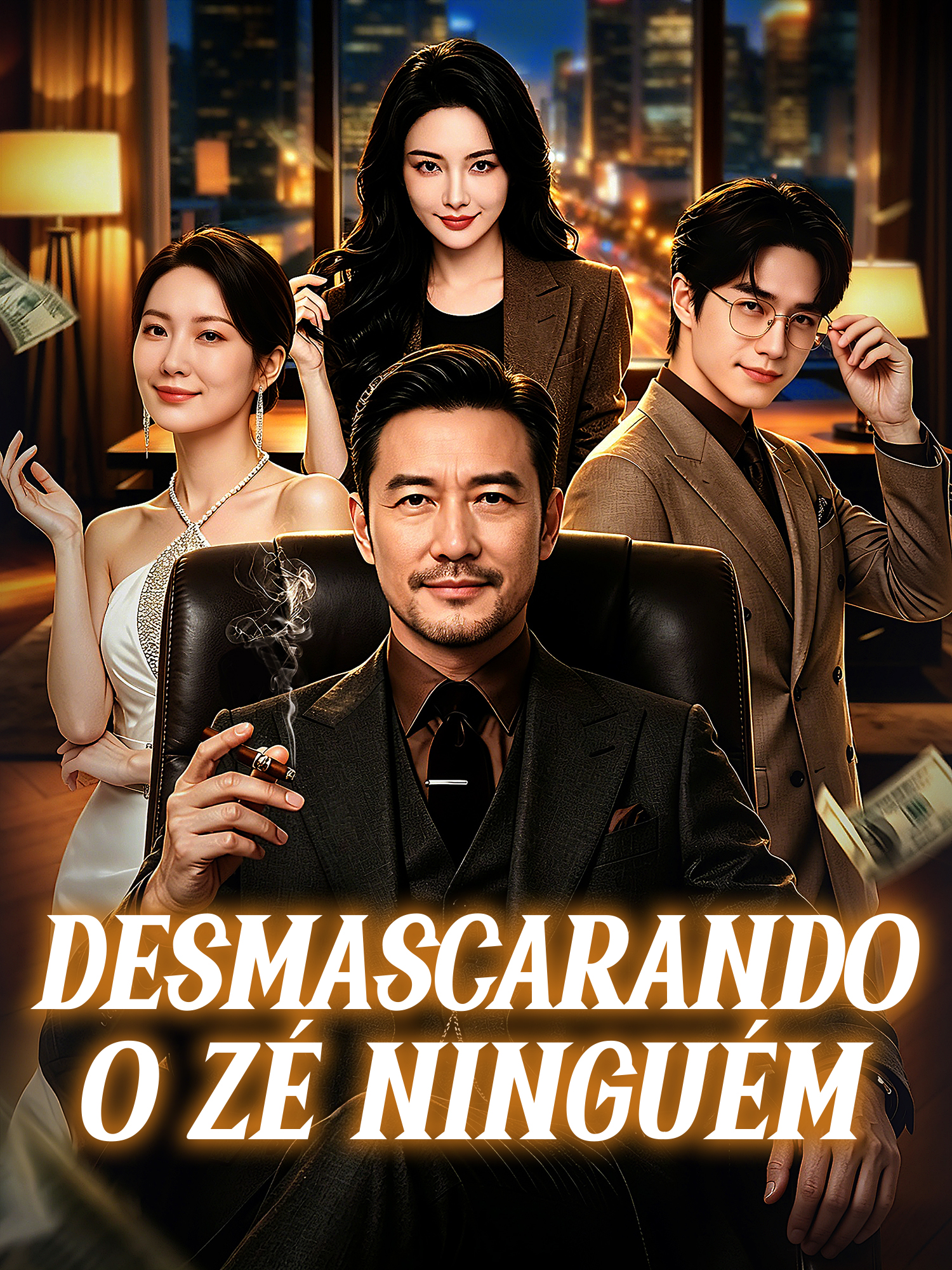 Capa e Pôster da Mini Novela Desmascarando o Zé Ninguém