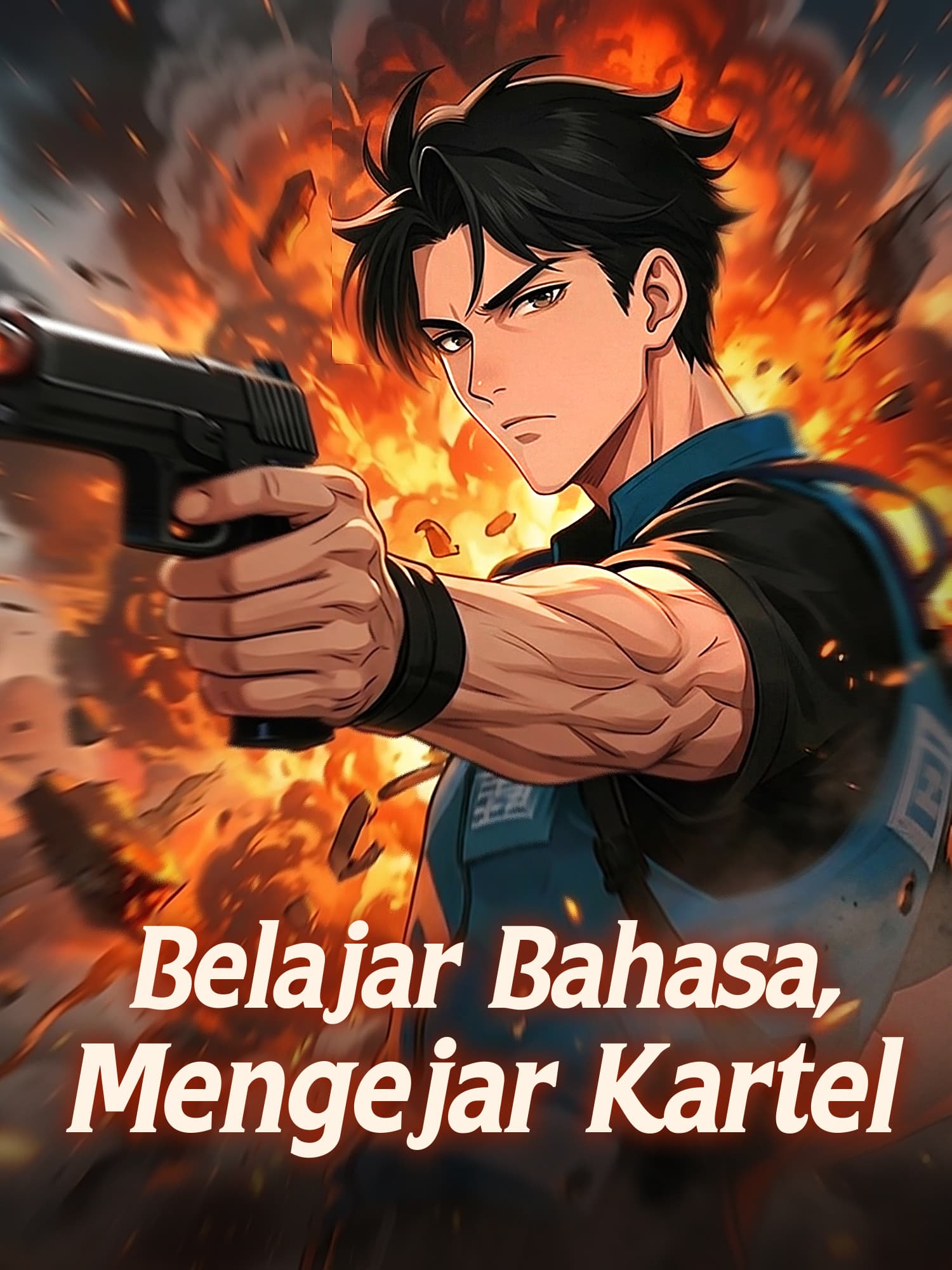 Sampul & Poster Drama Pendek Belajar Bahasa, Mengejar Kartel
