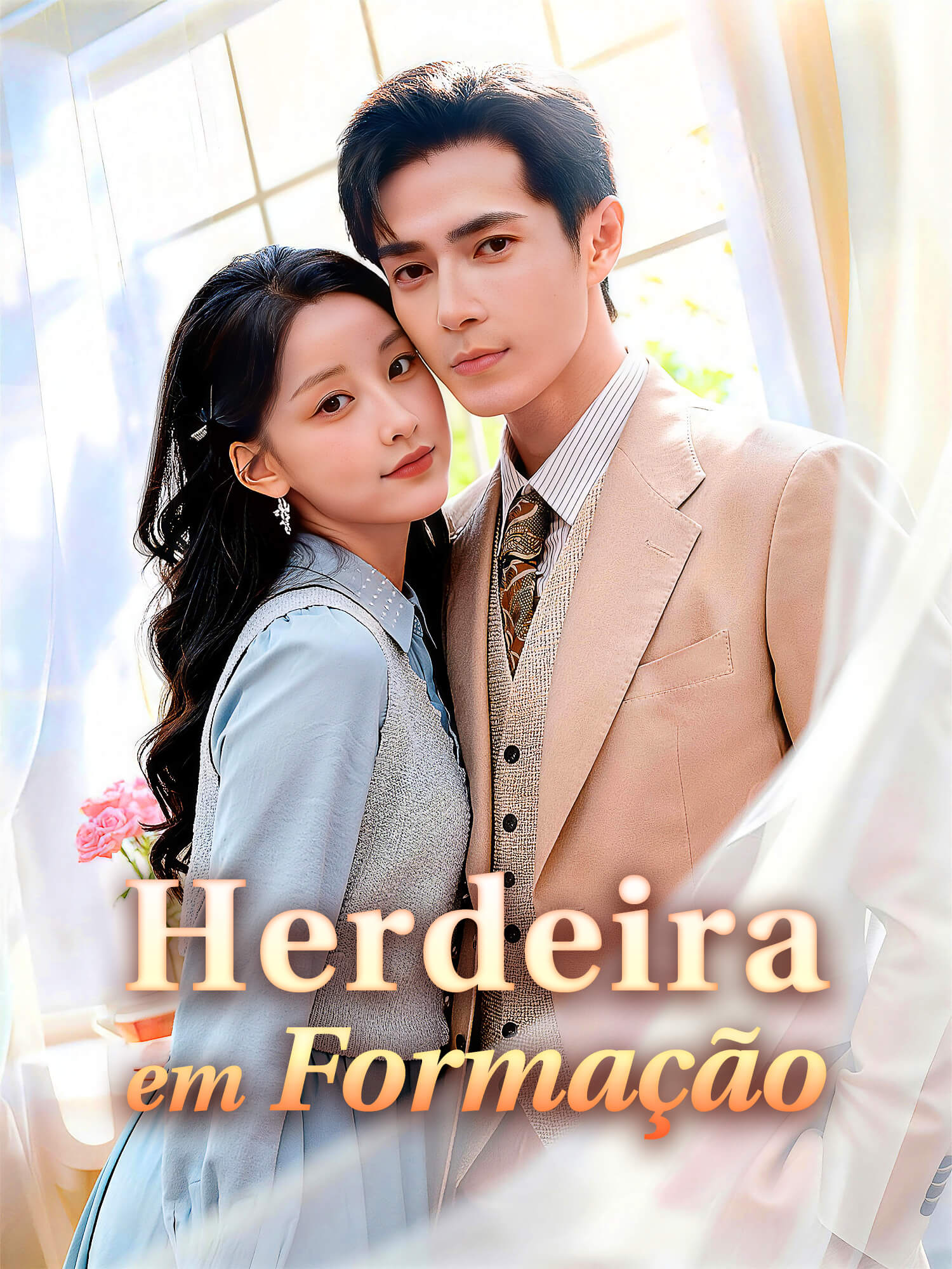 Capa e Pôster da Mini Novela Herdeira em Formação