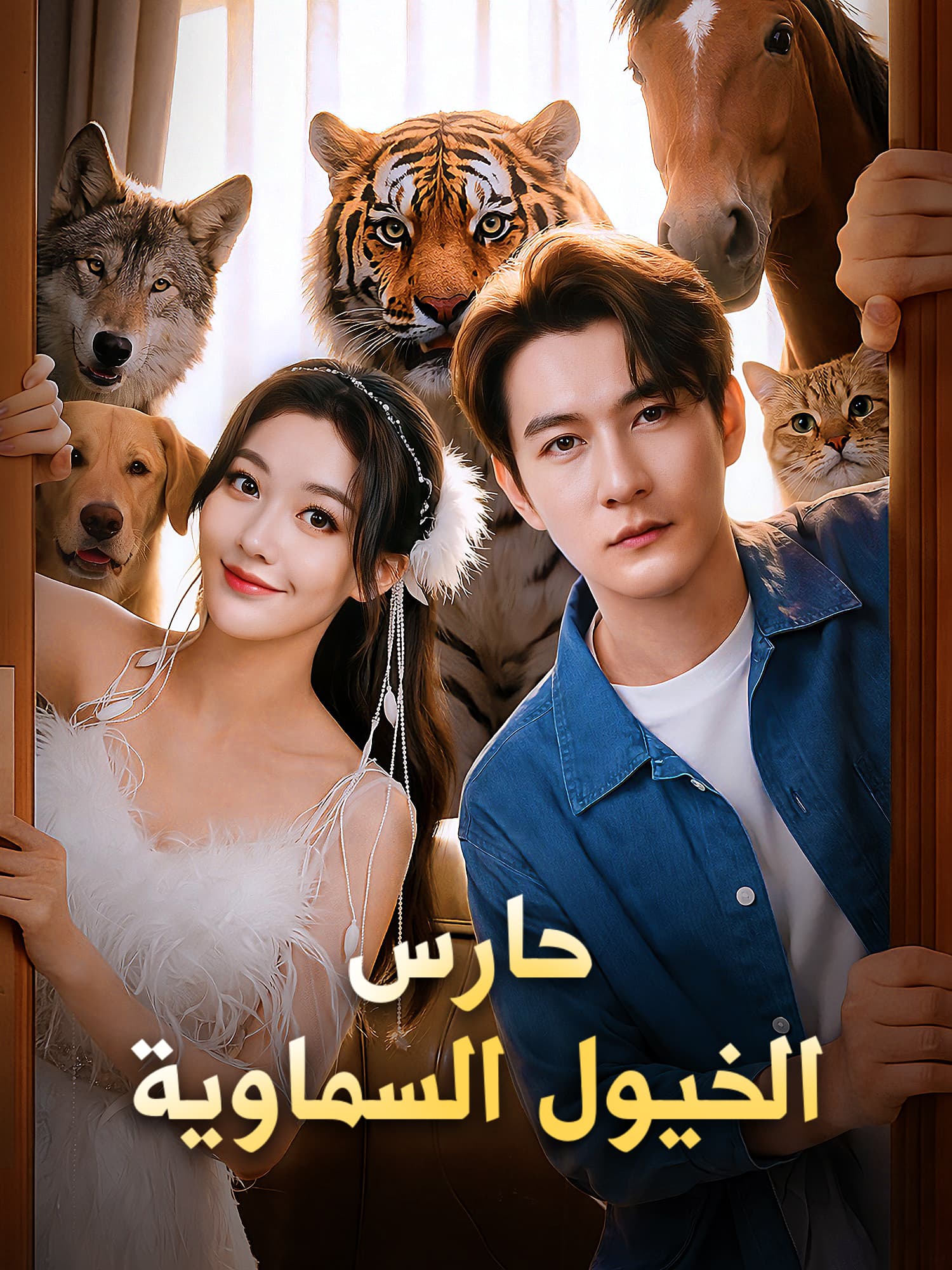 غلاف وملصق مسلسل حارس الخيول السماوية القصير