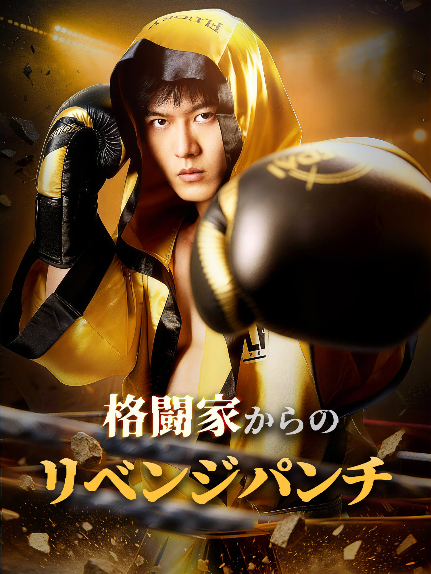 格闘家からのリベンジパンチ！ ショートドラマのカバー・ポスター