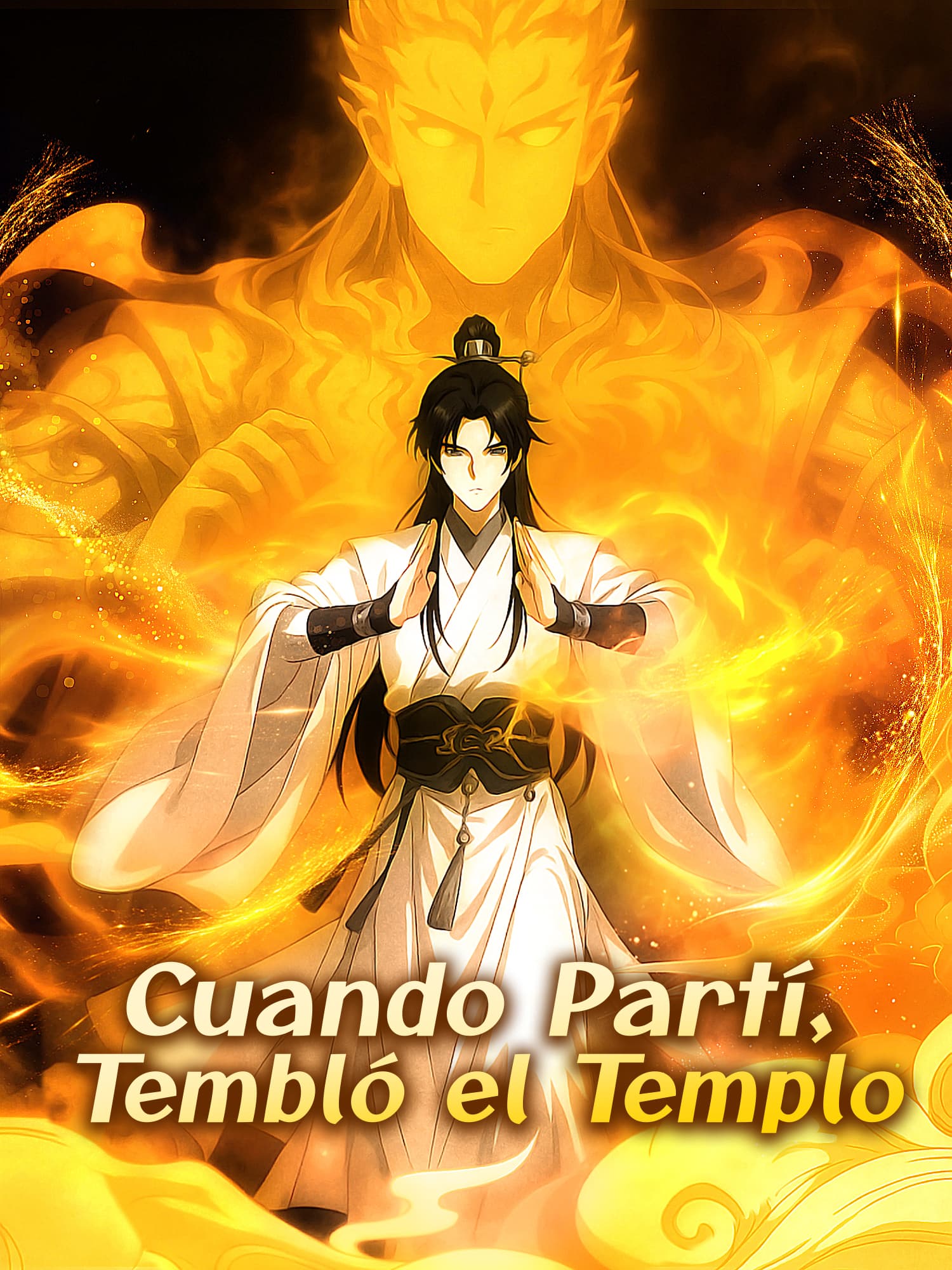 Portada y Póster de la Mini Serie Cuando Partí, Tembló el Templo