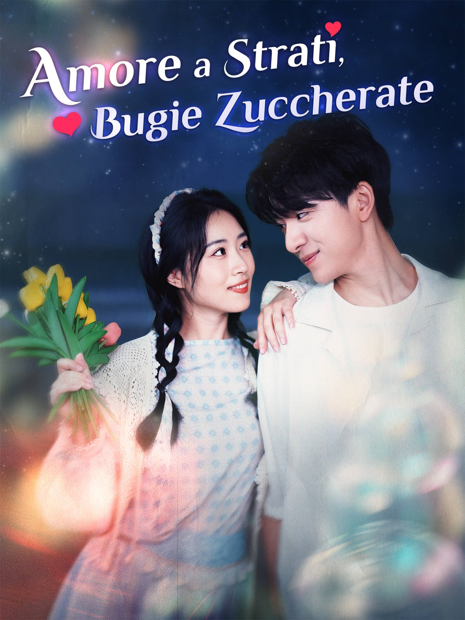 Copertina e Poster della Mini Serie Amore a Strati, Bugie Zuccherate