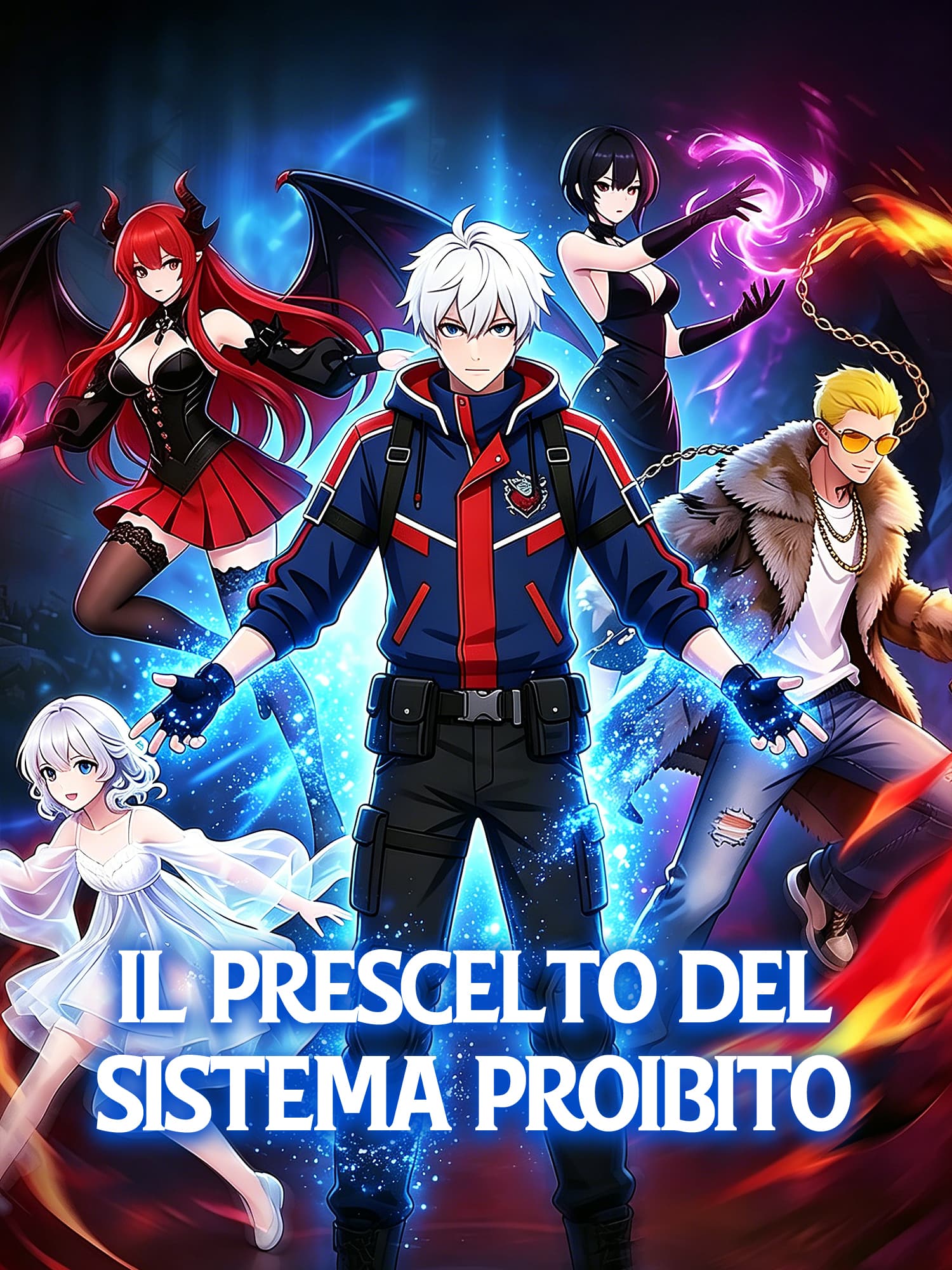 Copertina e Poster della Mini Serie Il Prescelto del Sistema Proibito