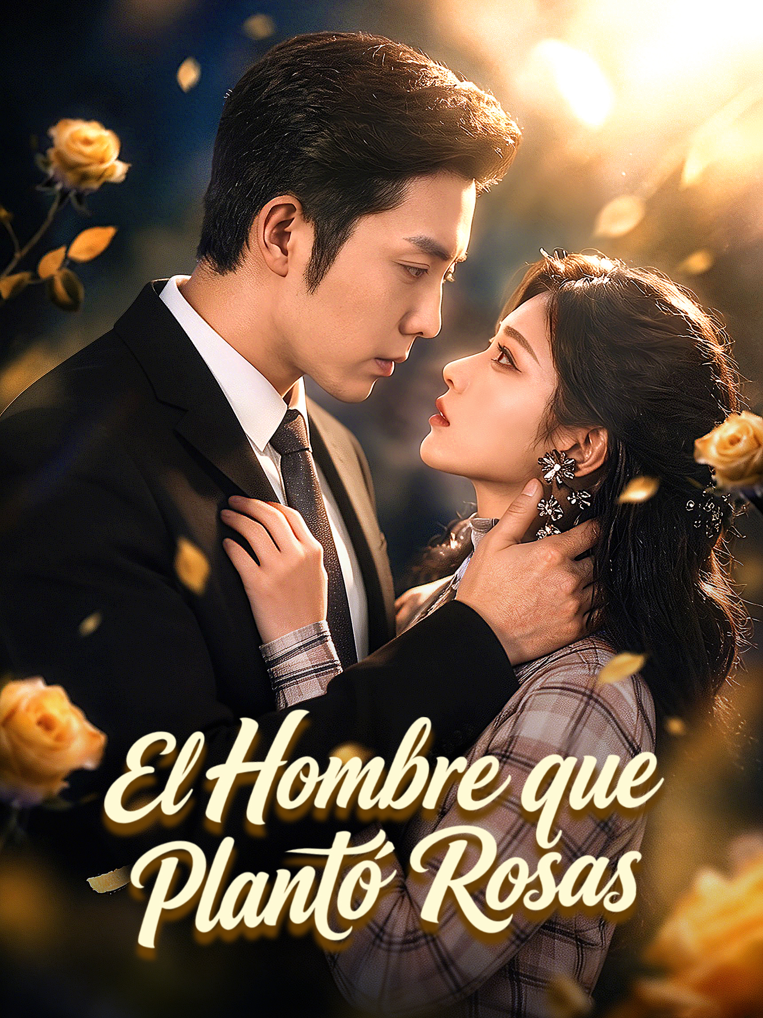 Portada y Póster de la Mini Serie El Hombre que Plantó Rosas
