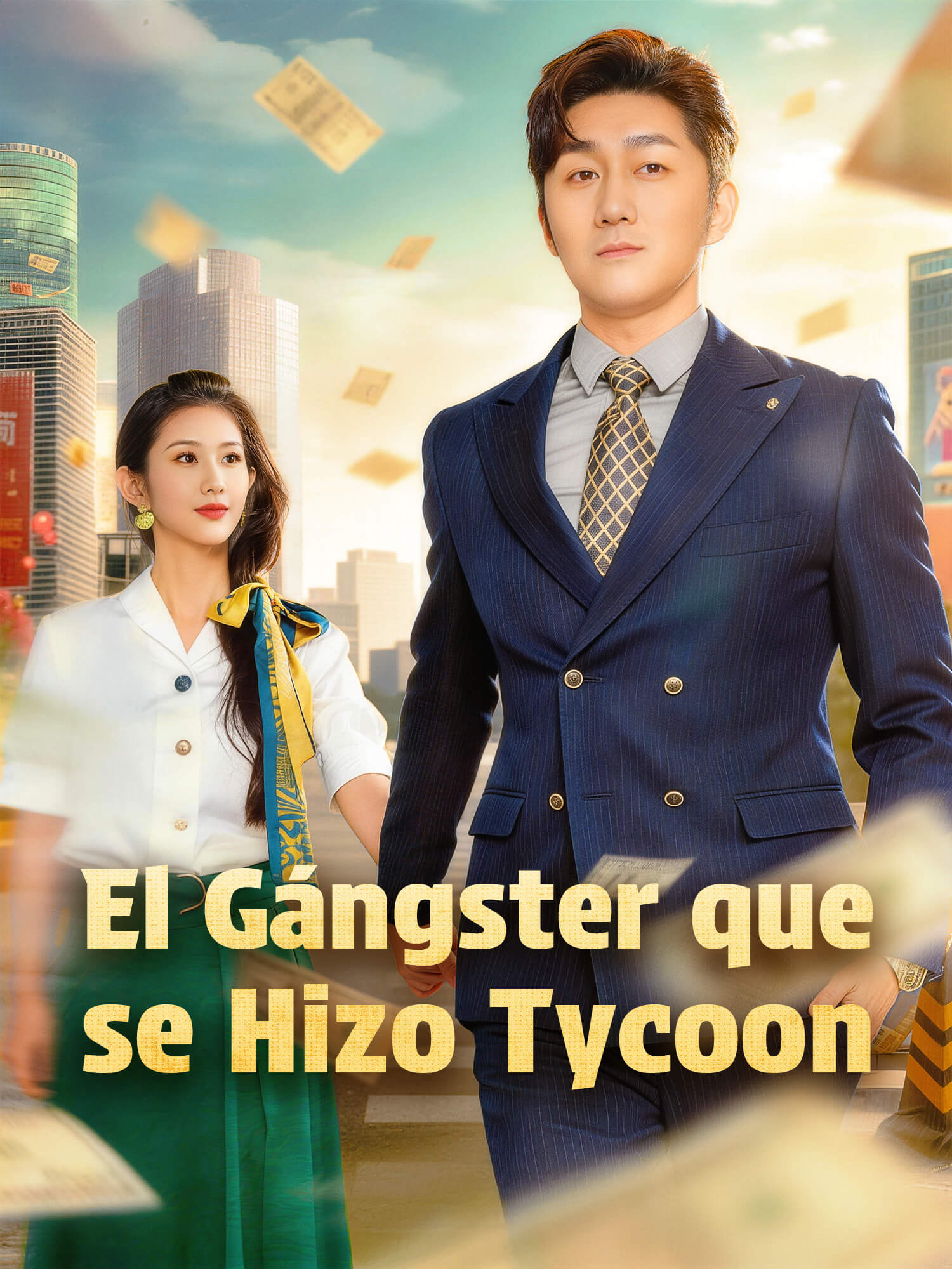 Portada y Póster de la Mini Serie El Gángster que se Hizo Tycoon
