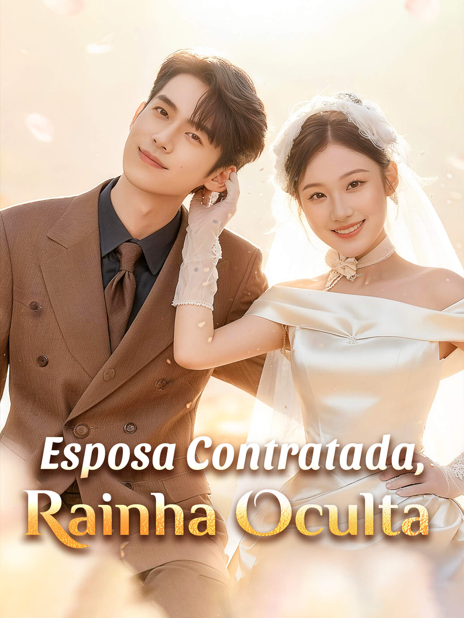 Capa e Pôster da Mini Novela Esposa Contratada, Rainha Oculta