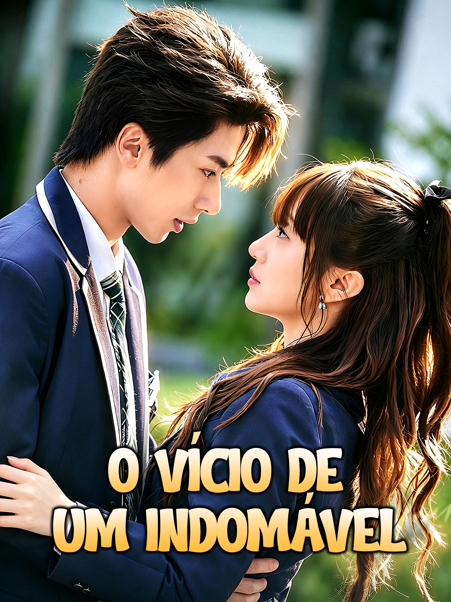 Capa e Pôster da Mini Novela O Vício de um Indomável