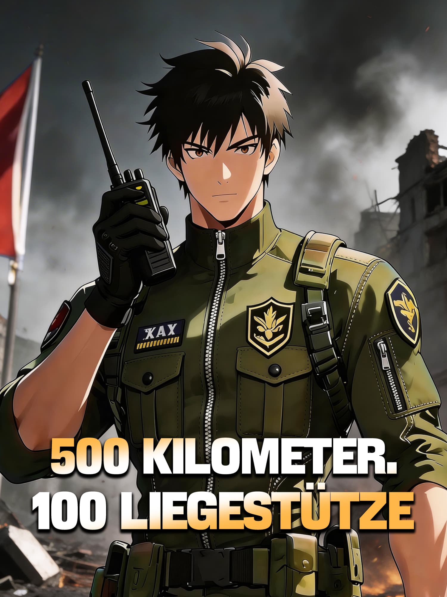 500 Kilometer. 100 Liegestütze