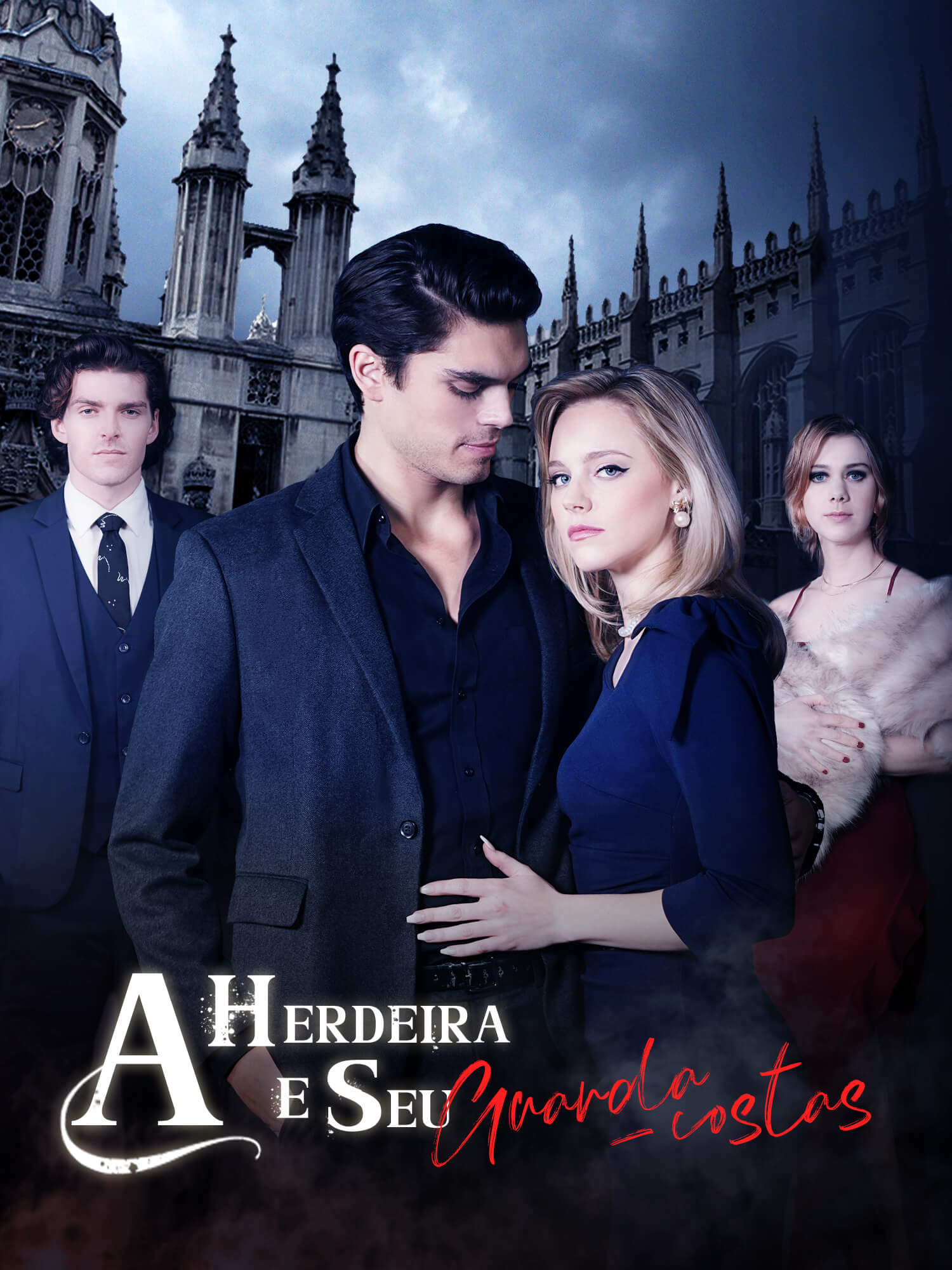 Capa e Pôster da Mini Novela A Herdeira e Seu Guarda-costas