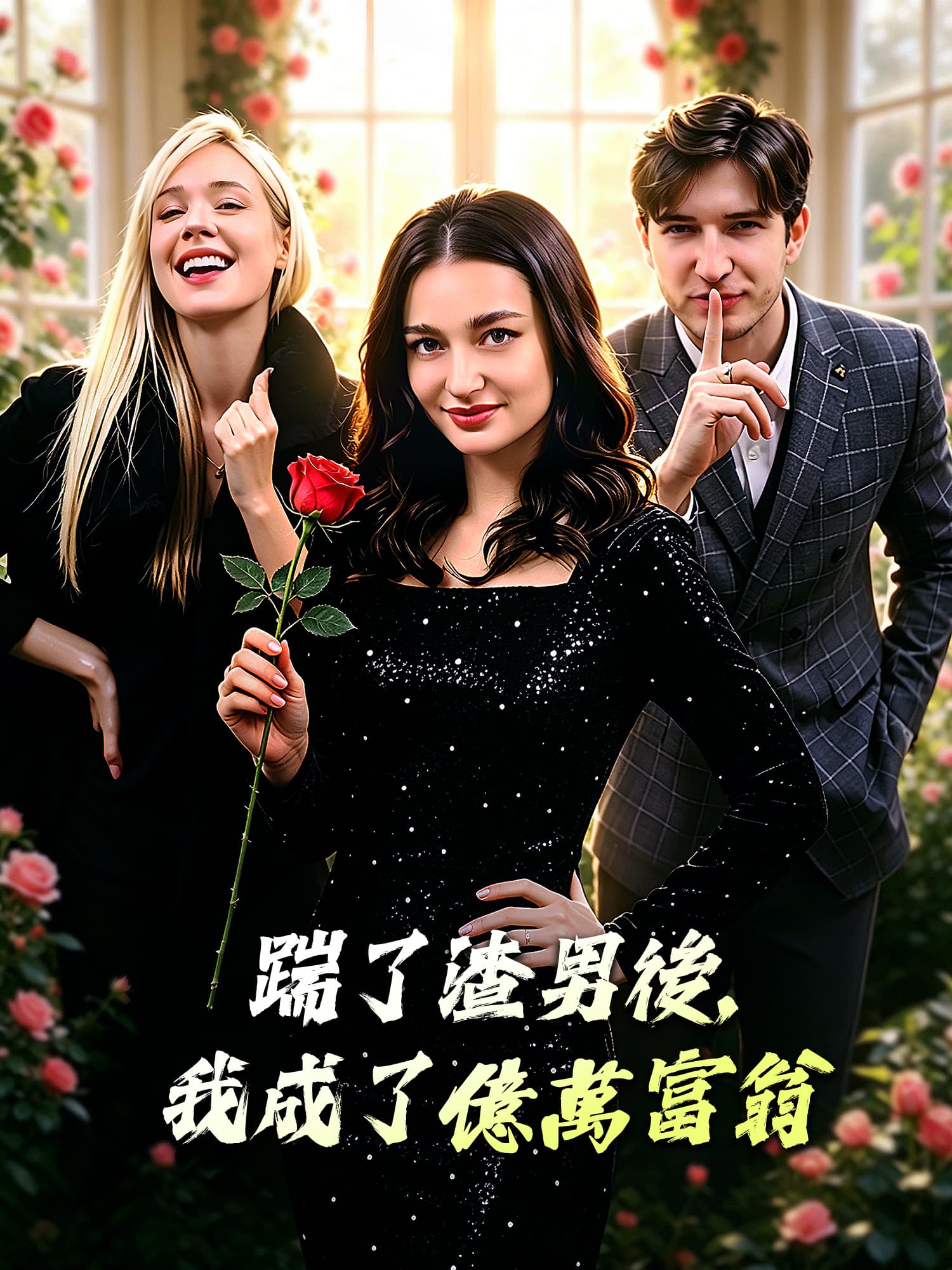 踹了渣男後，我成了億萬富翁 短劇封面與海報