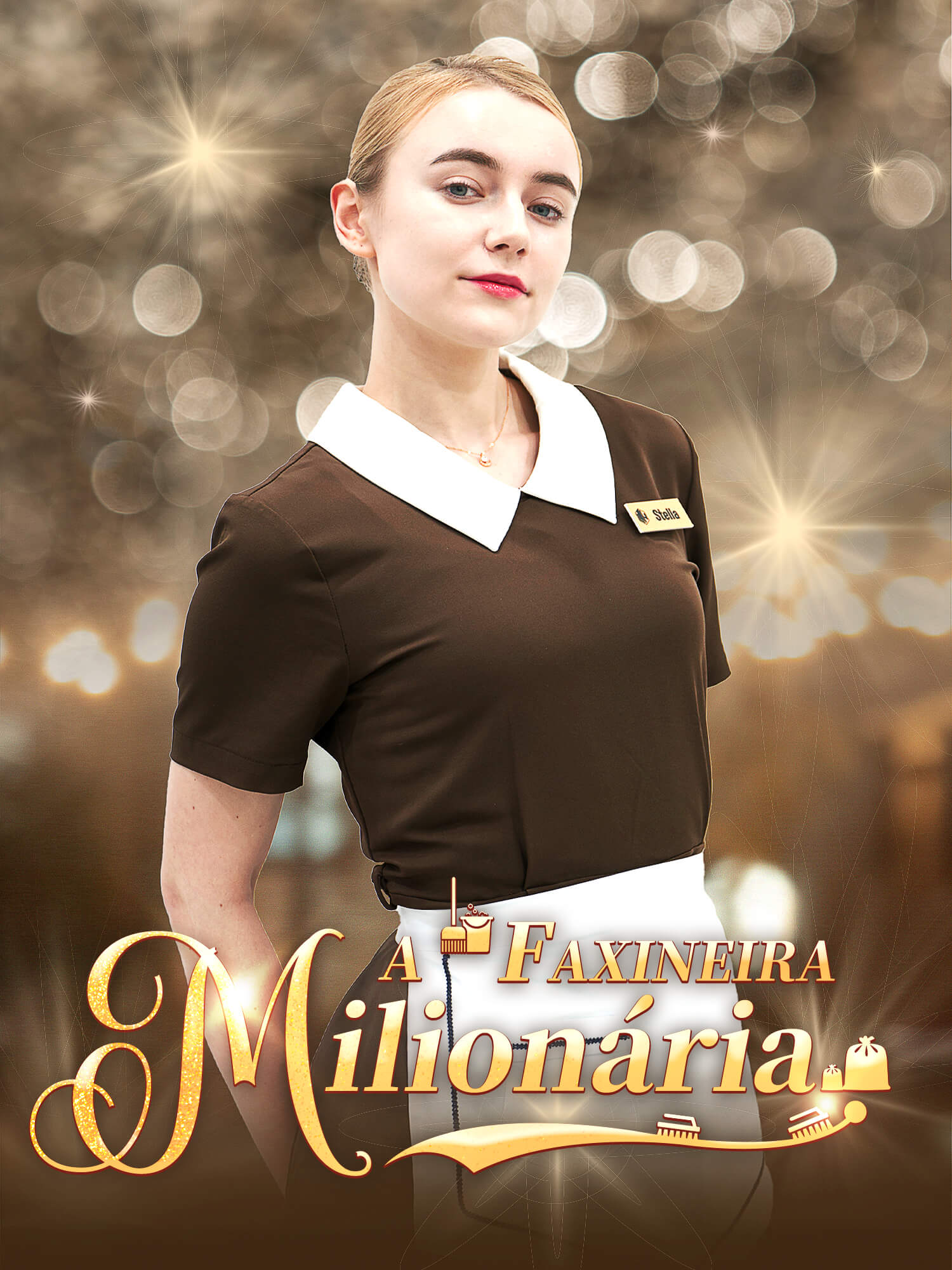 Capa do drama curto A Faxineira Milionária (Lançamento)