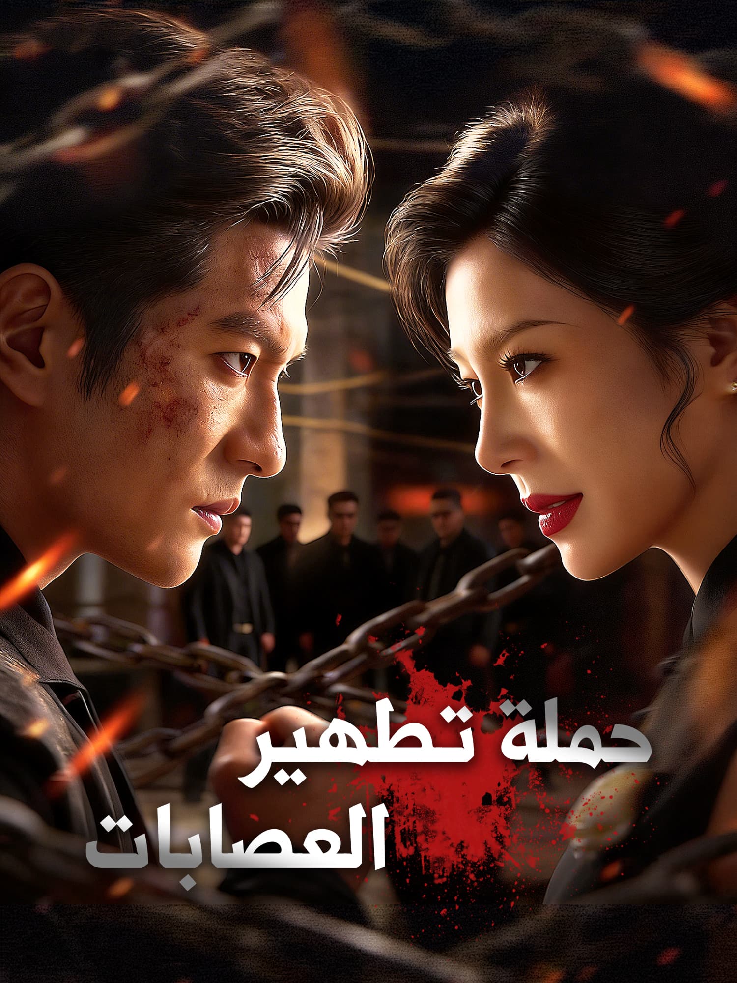 غلاف وملصق مسلسل حملة تطهير العصابات القصير