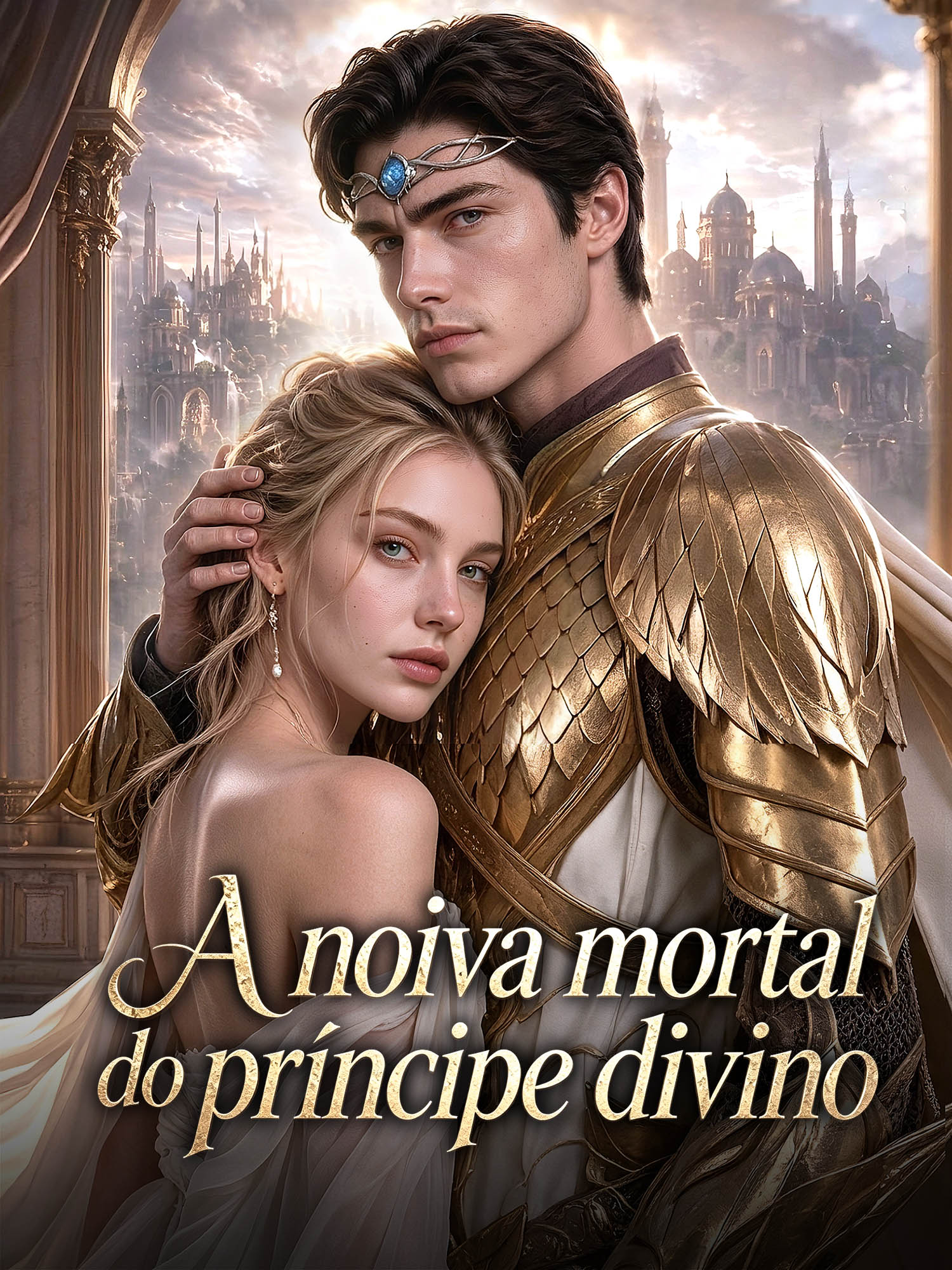 Capa e Pôster da Mini Novela A noiva mortal do príncipe divino