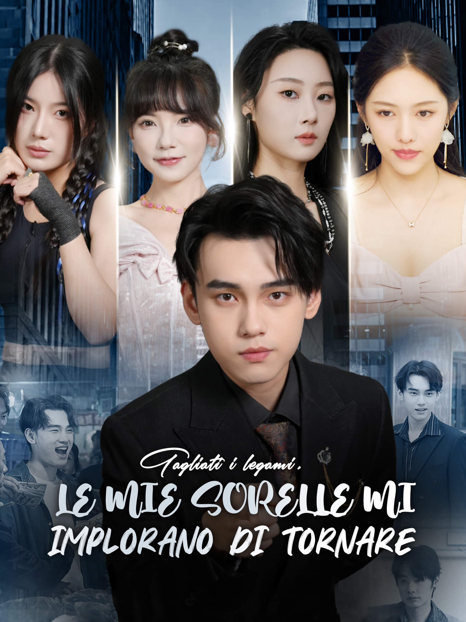 Copertina e Poster della Mini Serie Tagliati i legami, le mie sorelle mi implorano di tornare