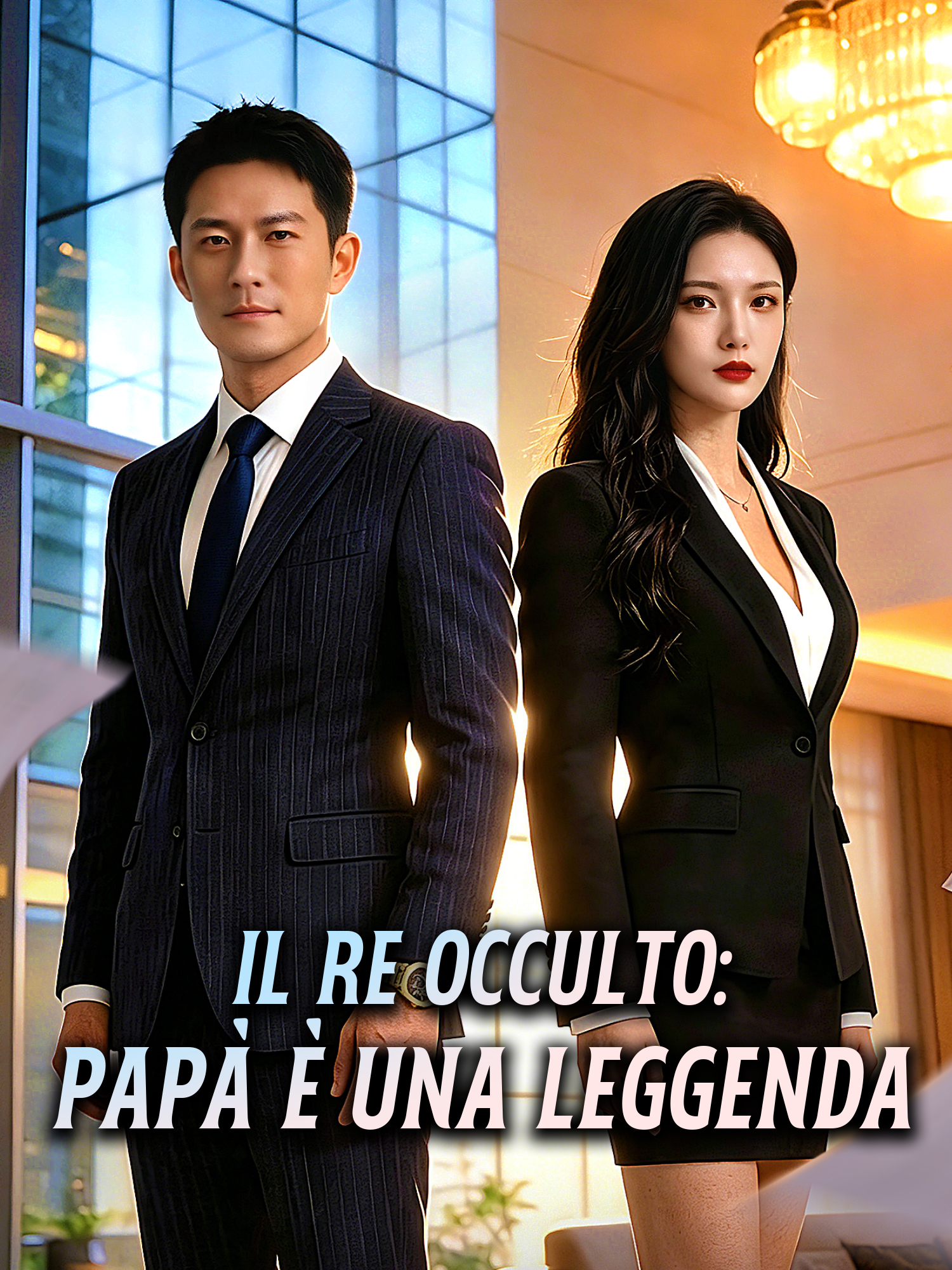 Copertina e Poster della Mini Serie Il Re Occulto: Papà è una Leggenda