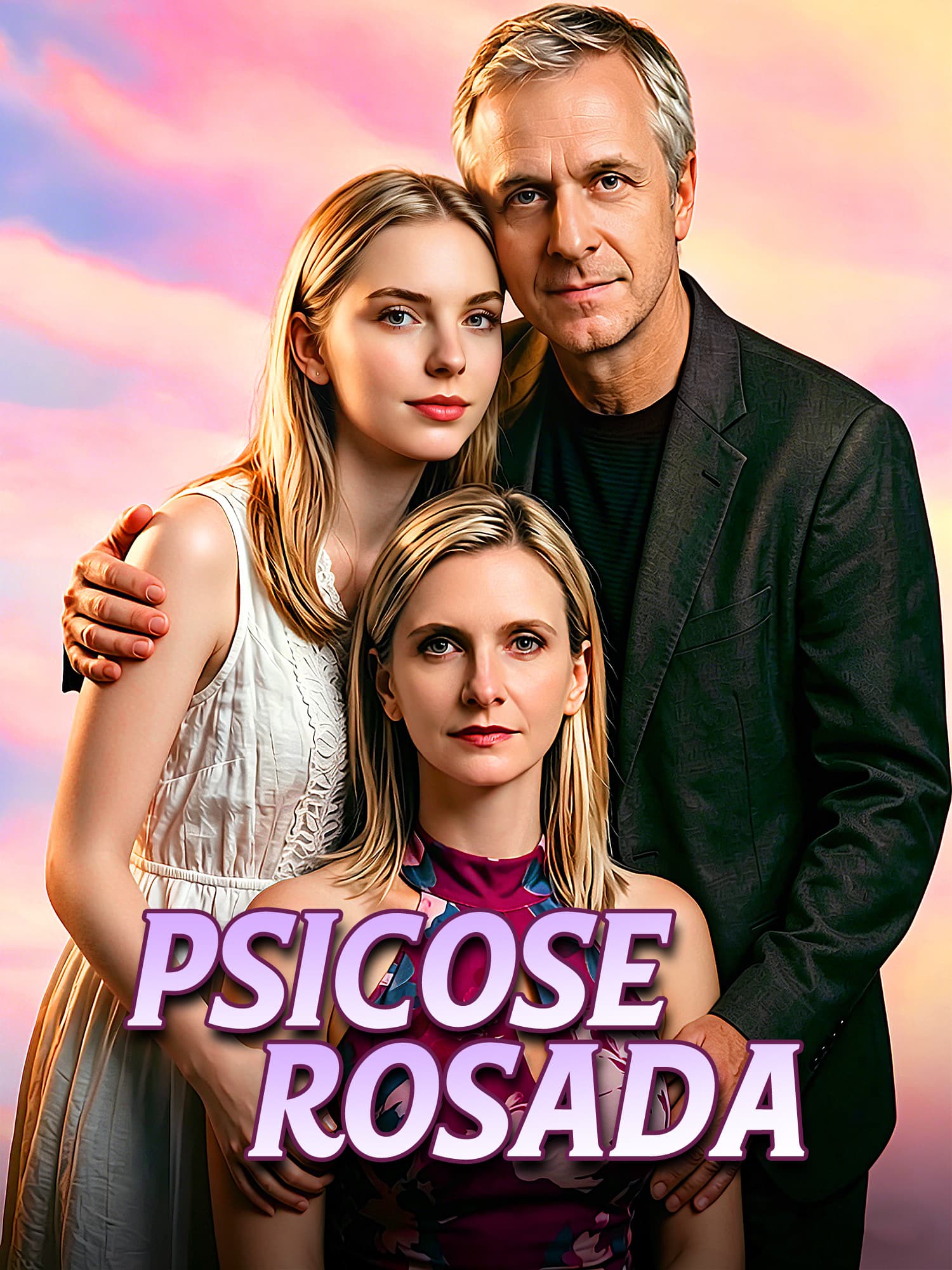 Capa e Pôster da Mini Novela Psicose Rosada