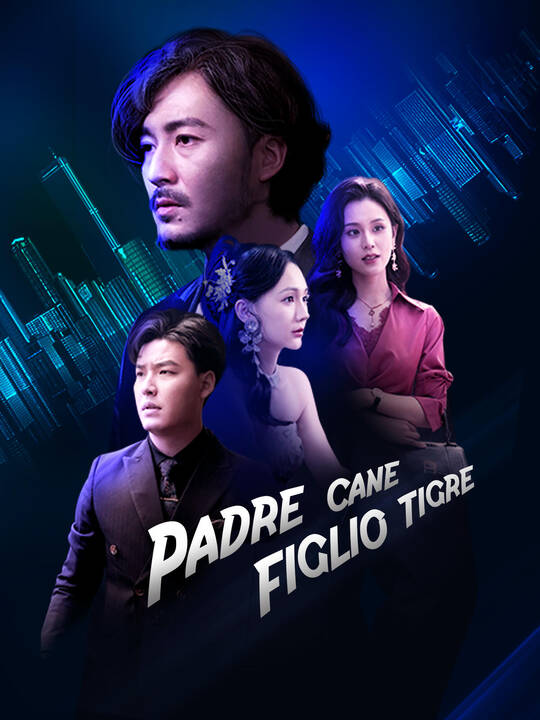 Poster Padre cane, figlio tigre