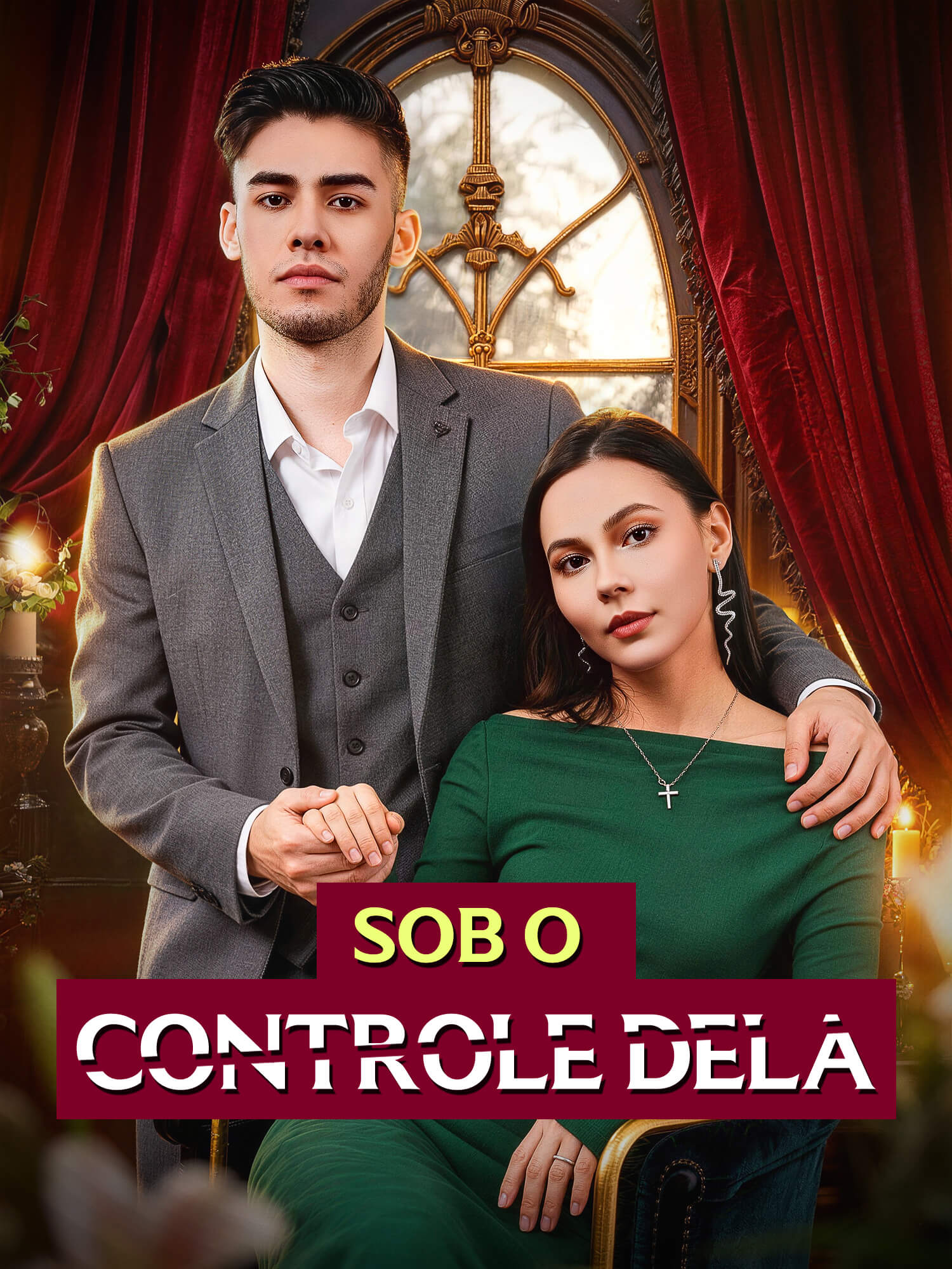 Capa e Pôster da Mini Novela Sob o Controle Dela