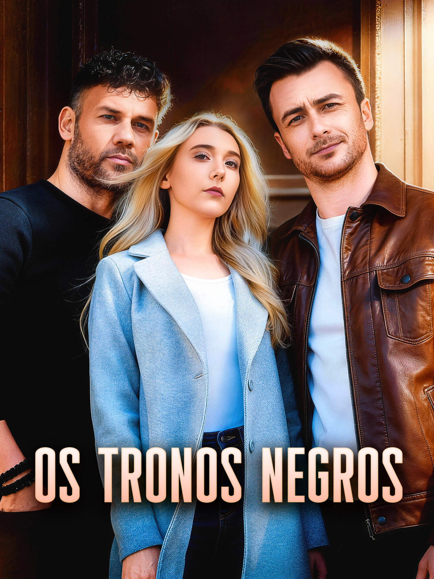 Capa e Pôster da Mini Novela Os Tronos Negros