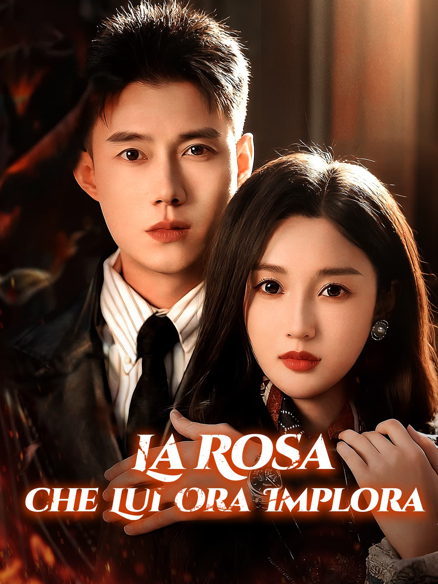 Copertina e Poster della Mini Serie La Rosa che Lui Ora Implora