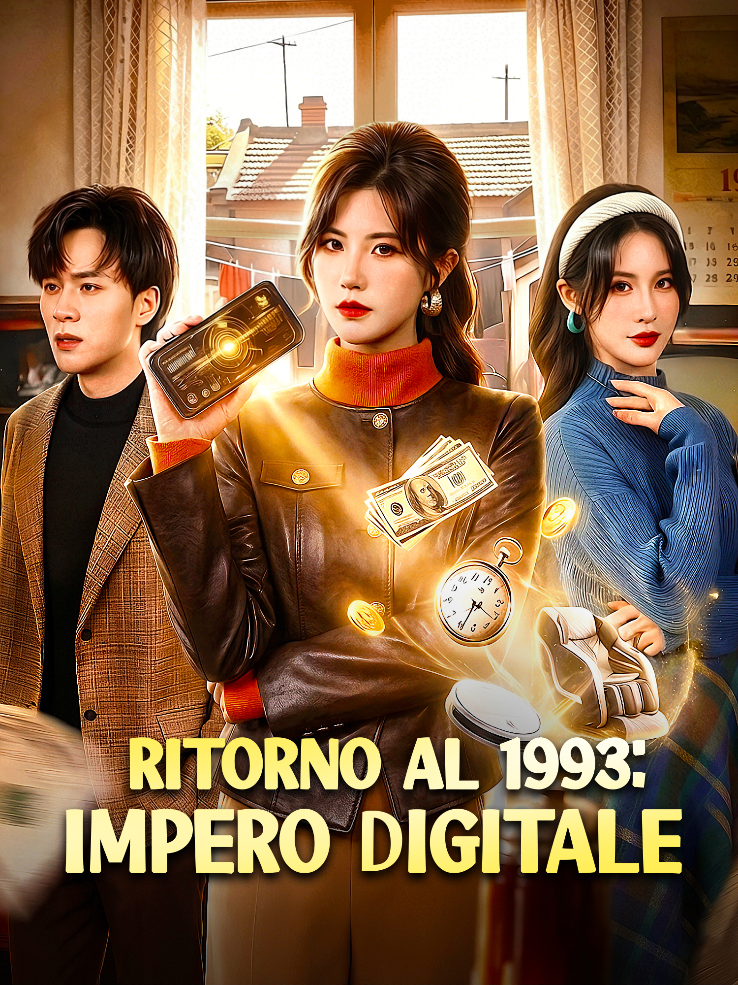 Copertina e Poster della Mini Serie Ritorno al 1993: Impero Digitale