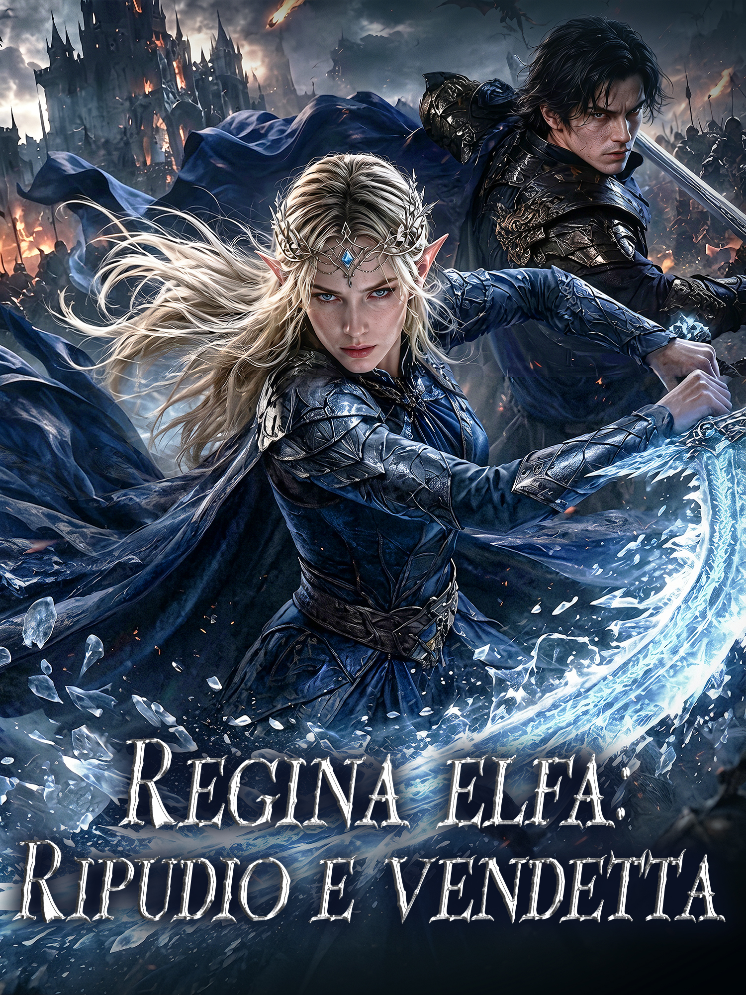 Copertina del dramma corto Regina elfa: Ripudio e vendetta (Categorie verticali di)