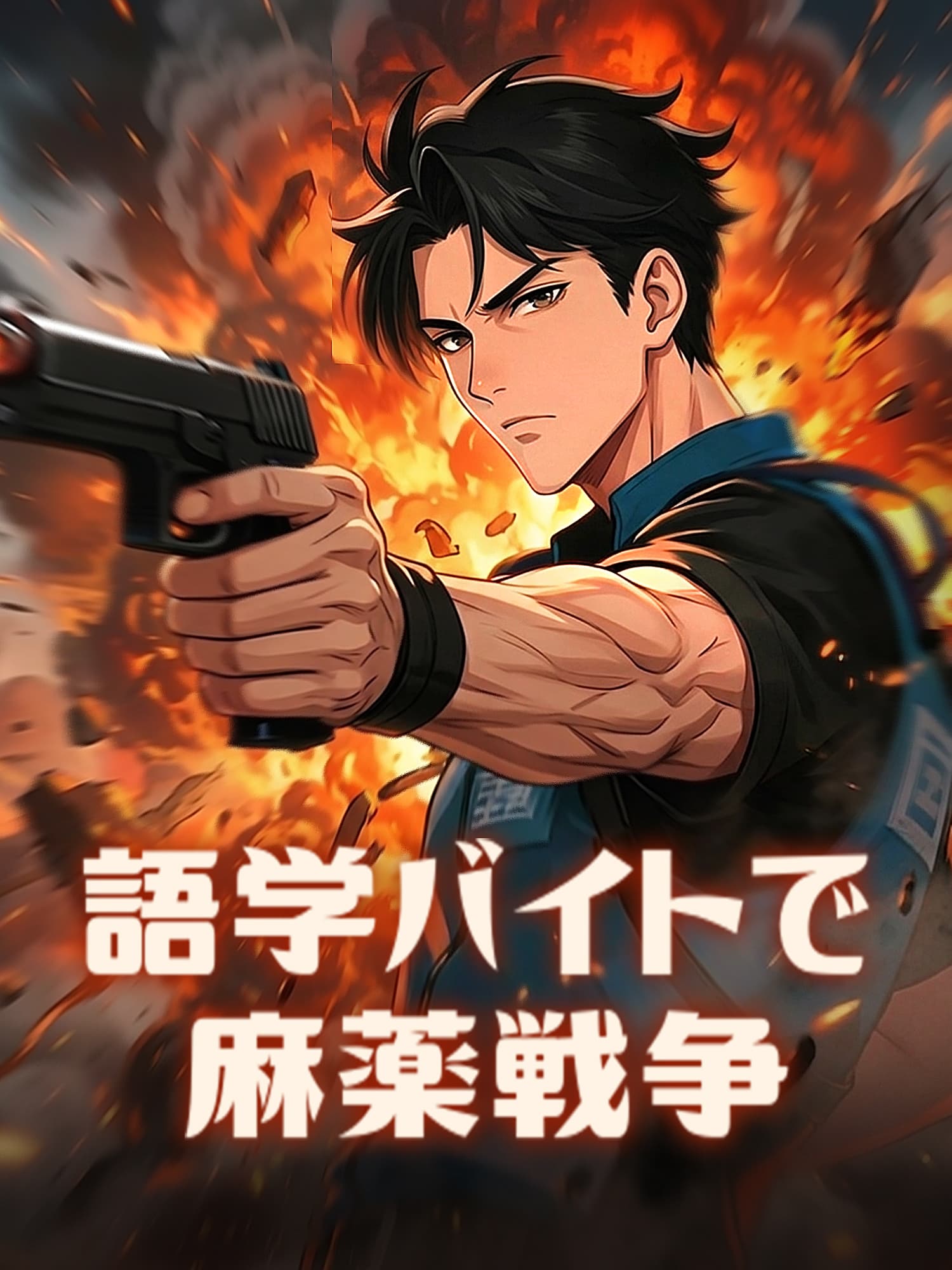 語学バイトで麻薬戦争 ショートドラマのカバー・ポスター