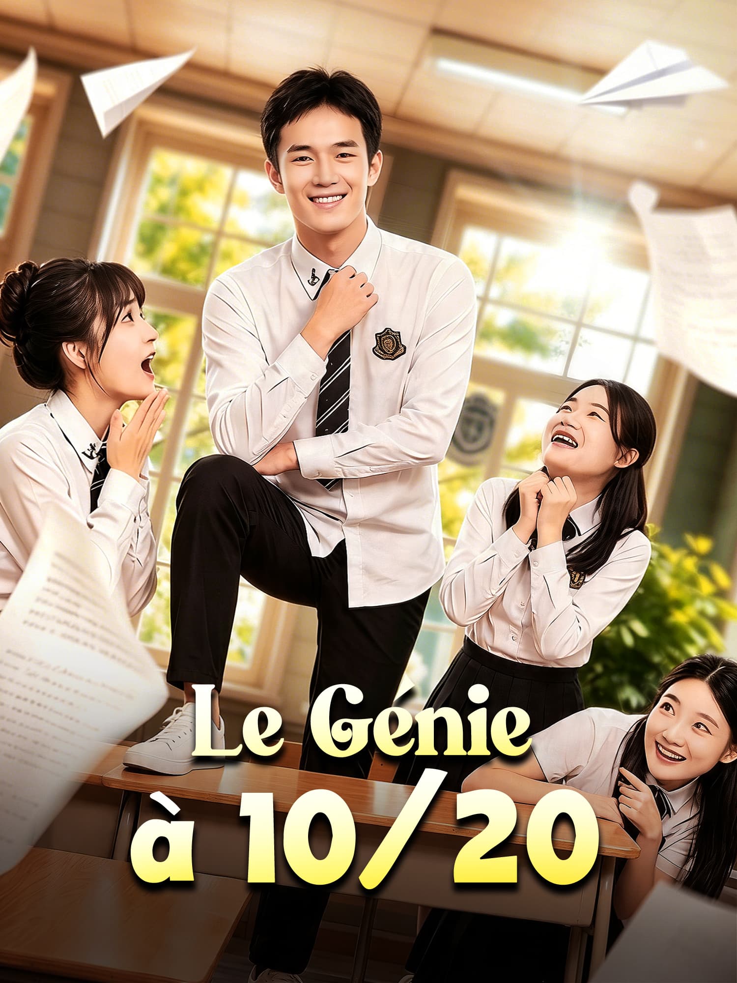 Affiche et Couverture de la Mini-série Le Génie à 10/20