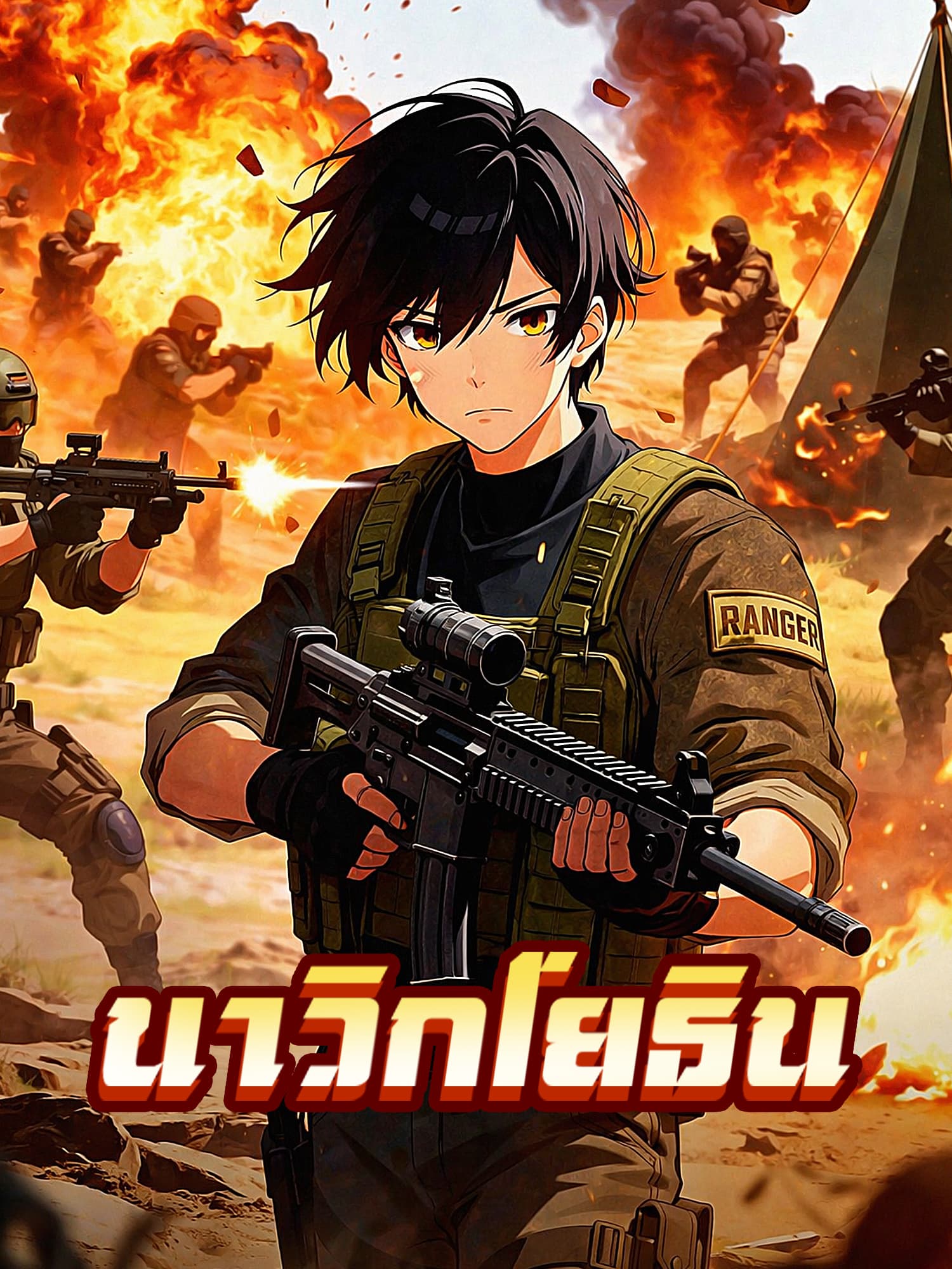 หน้าปกและภาพซีรีส์สั้น นาวิกโยธิน