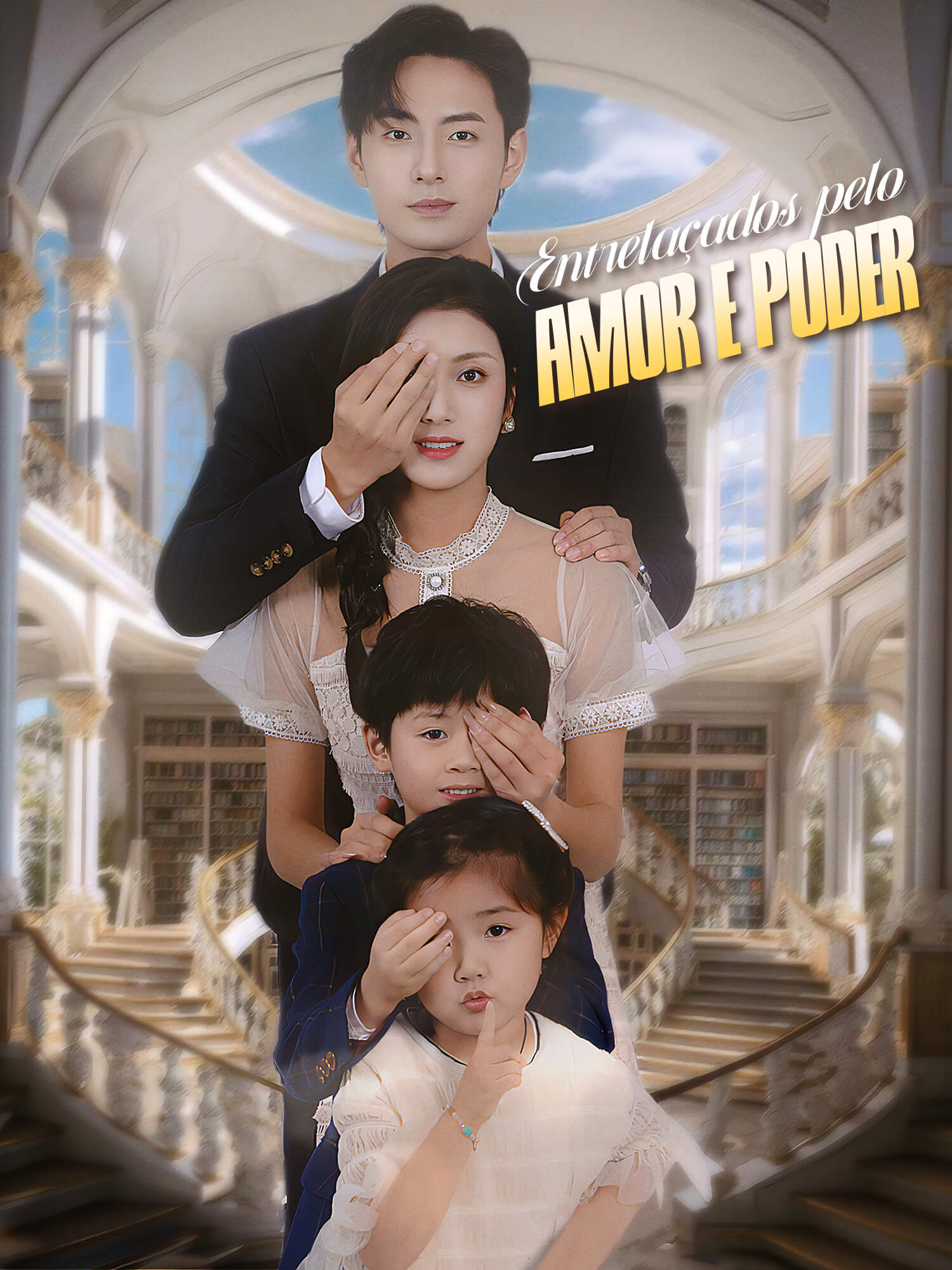 Capa do drama curto Entrelaçados pelo Amor e Poder (Lançamento)