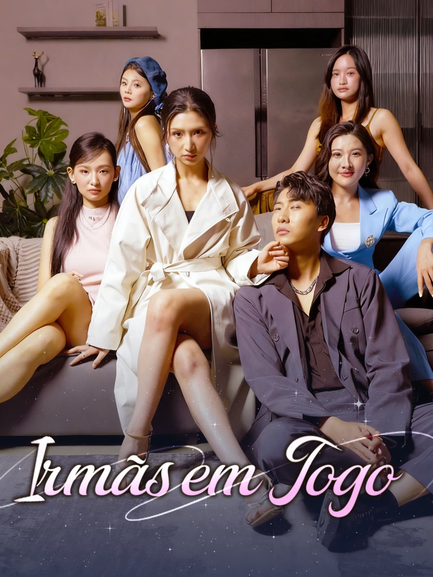 Capa e Pôster da Mini Novela Irmãs em Jogo