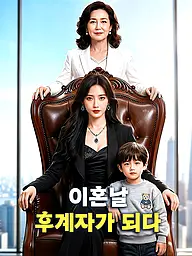 이혼날 후계자가 되다 숏드라마 커버 및 포스터