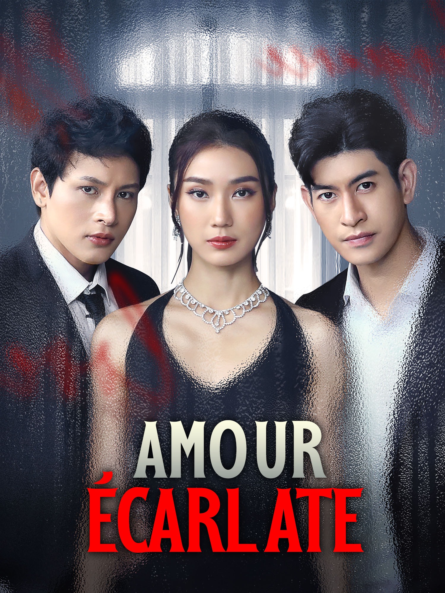 Affiche et Couverture de la Mini-série Amour Écarlate