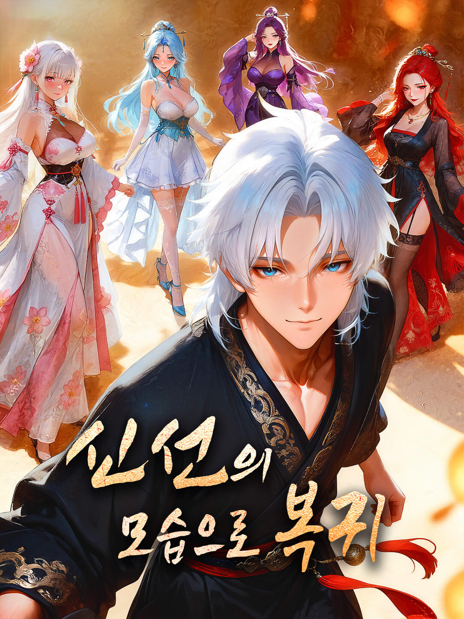 신선의 모습으로 복귀 숏드라마 커버 및 포스터