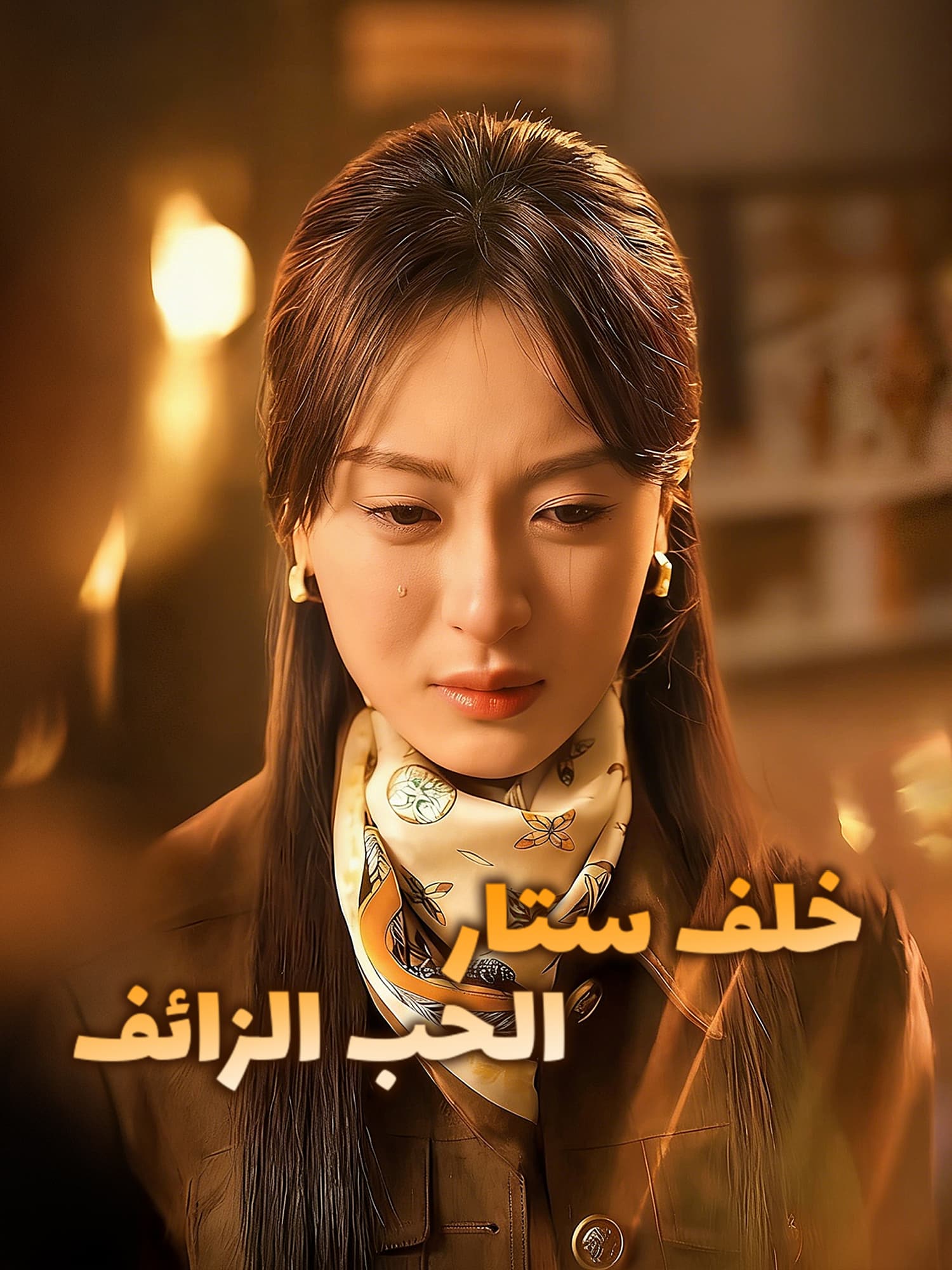 غلاف وملصق مسلسل خلف ستار الحب الزائف القصير