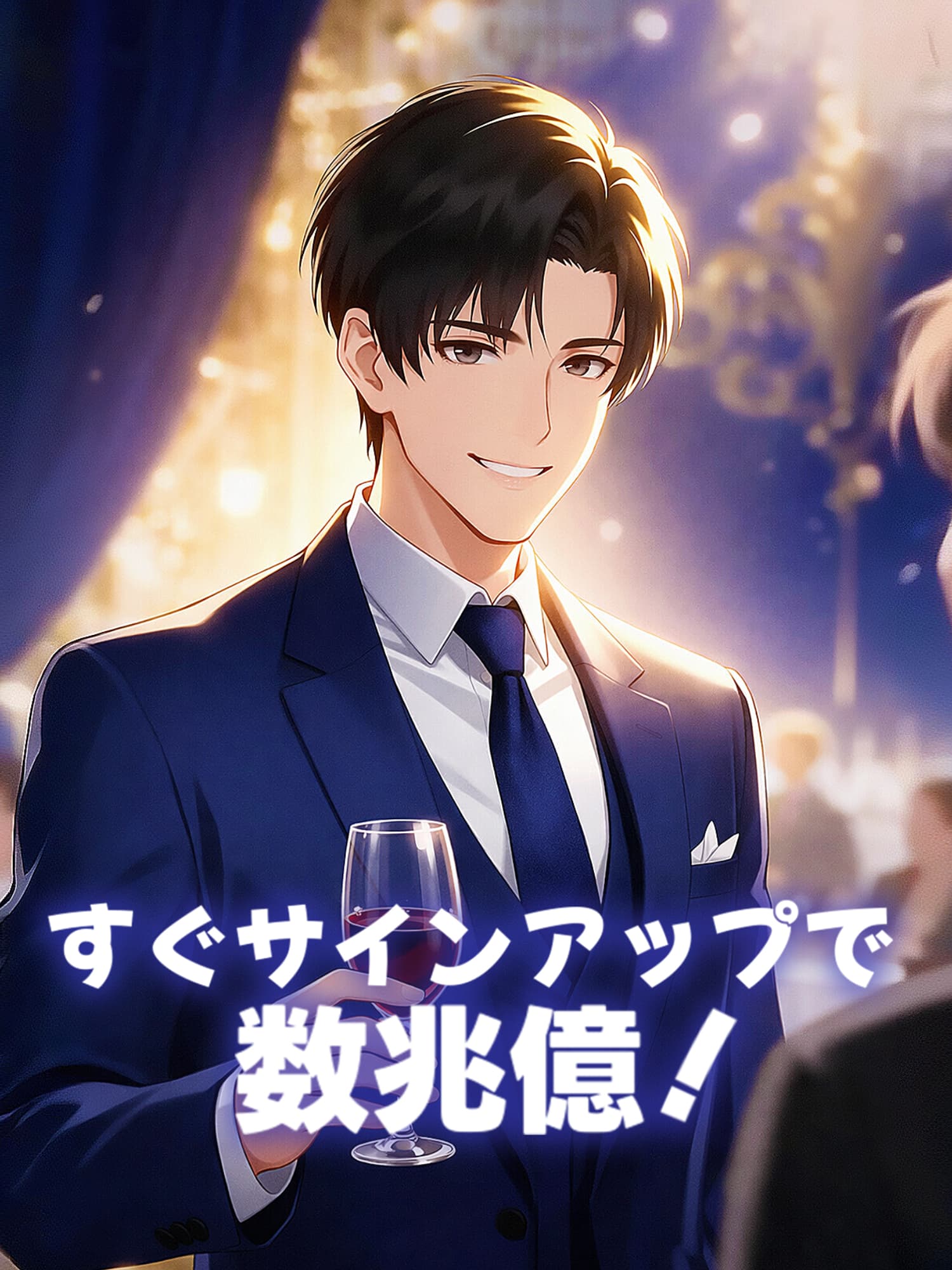 すぐサインアップで数兆億！