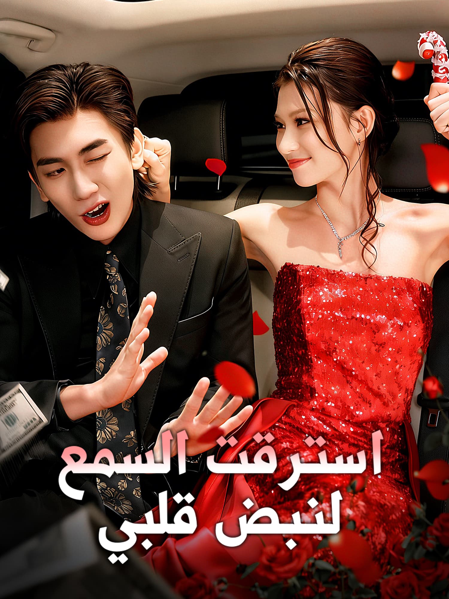 غلاف وملصق مسلسل استرقت السمع لنبض قلبي القصير