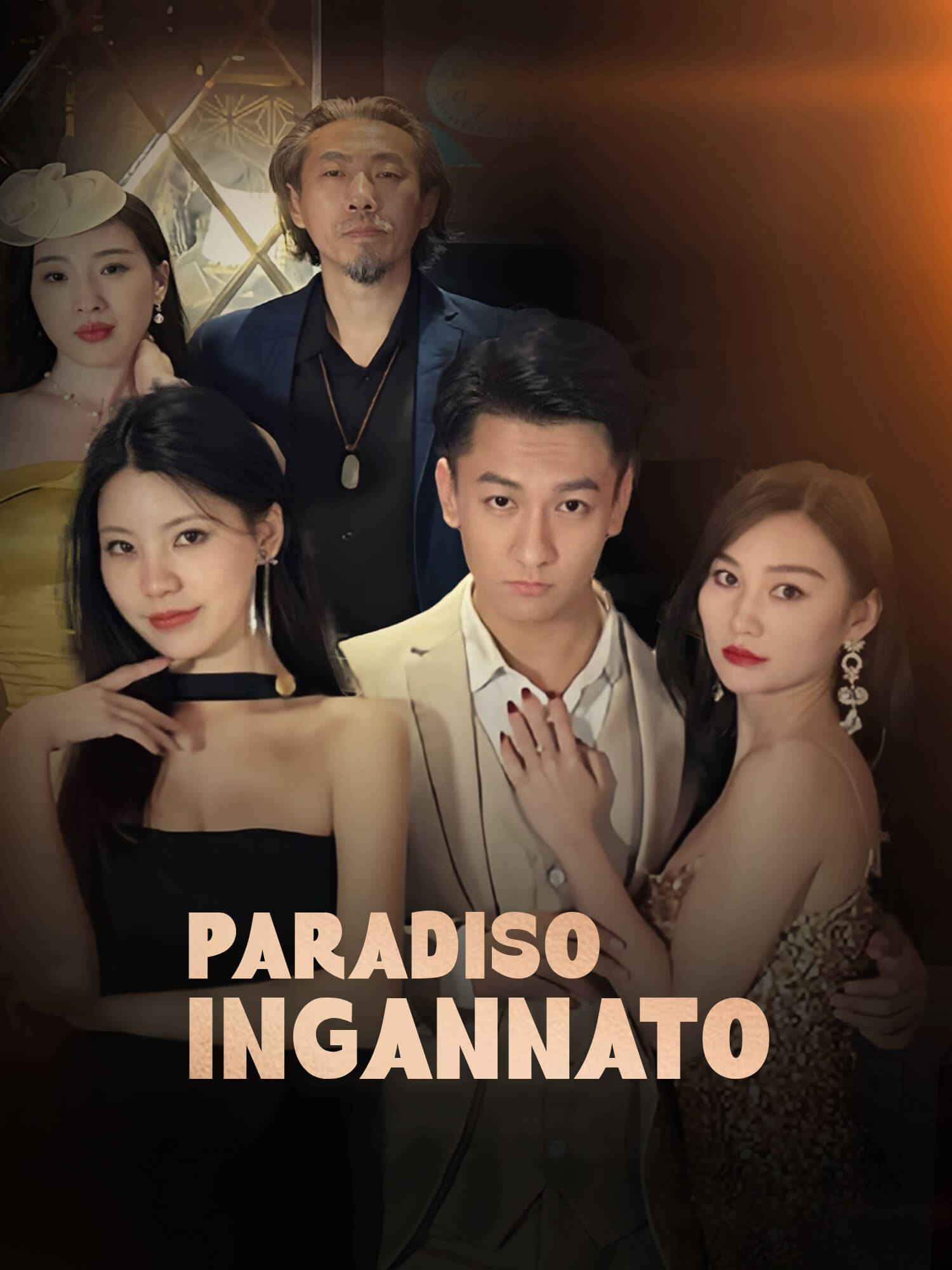 Copertina e Poster della Mini Serie Paradiso Ingannato