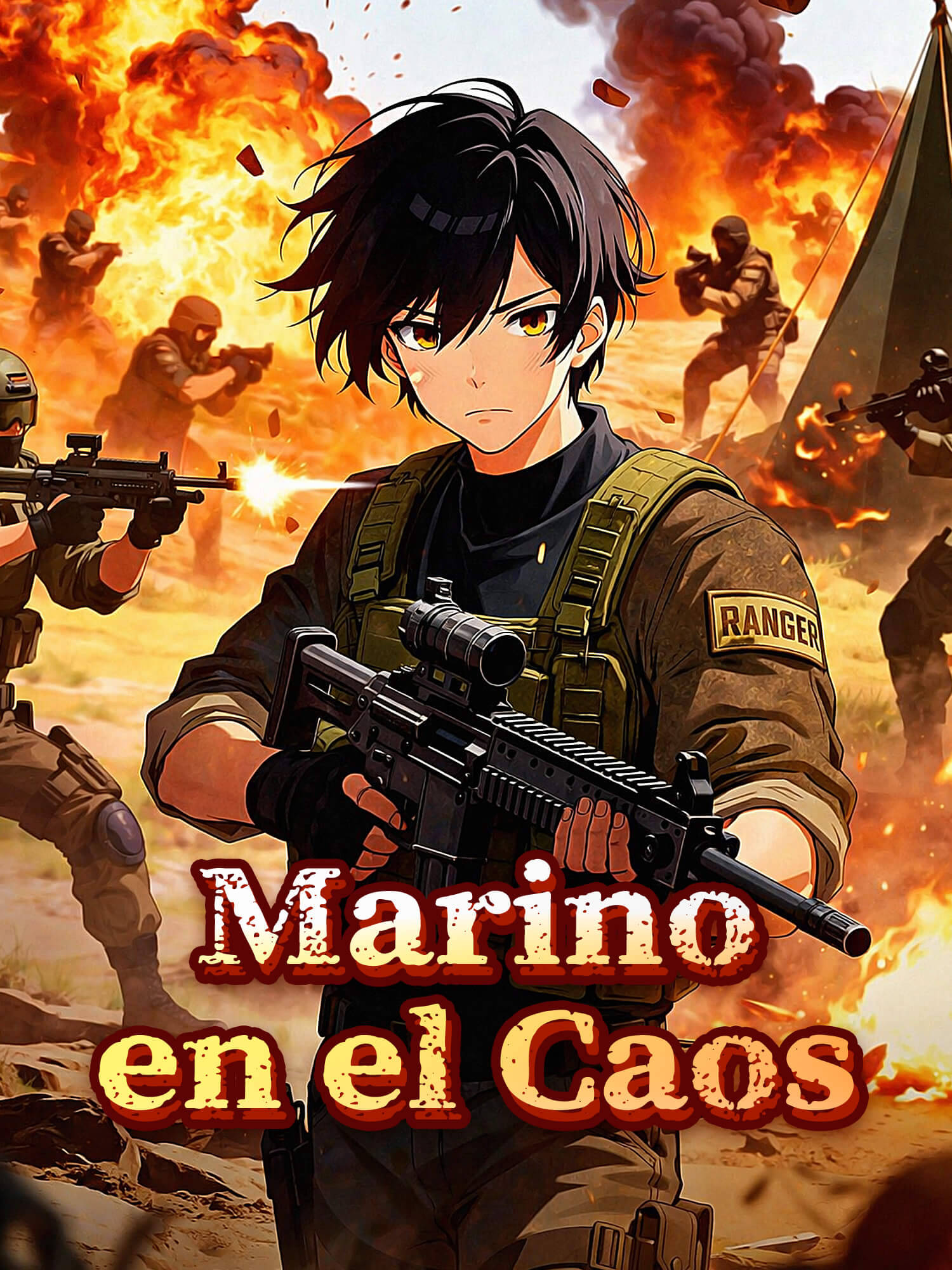 Portada y Póster de la Mini Serie Marino en el Caos