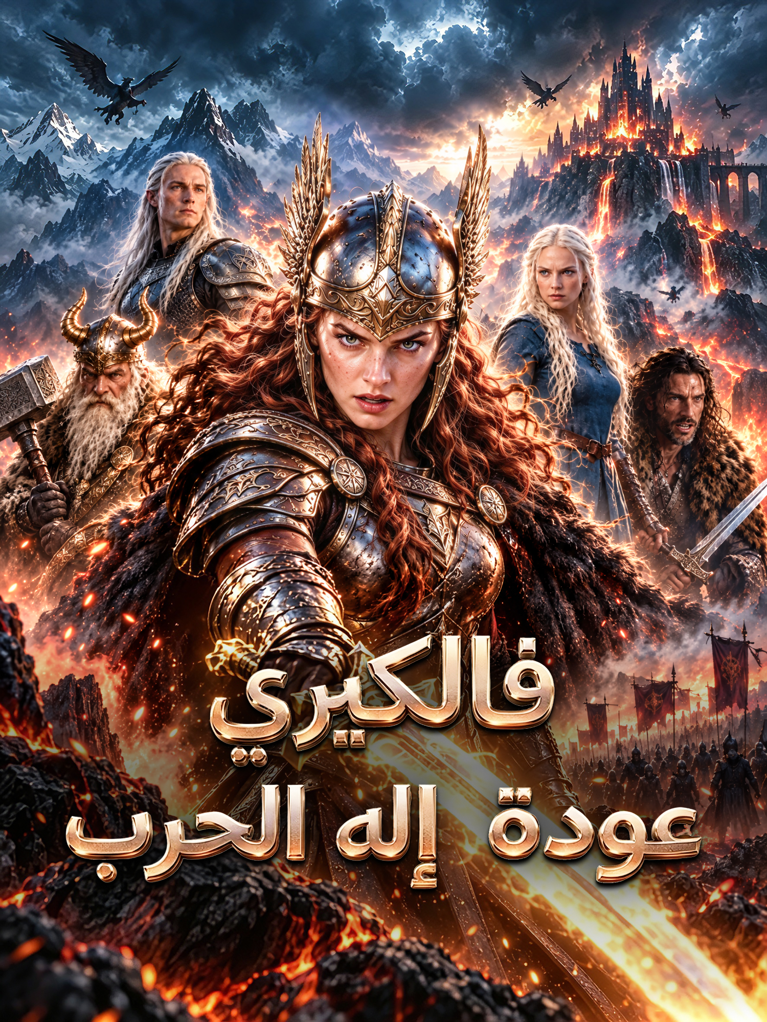 غلاف وملصق مسلسل فالكيري: عودة إله الحرب القصير
